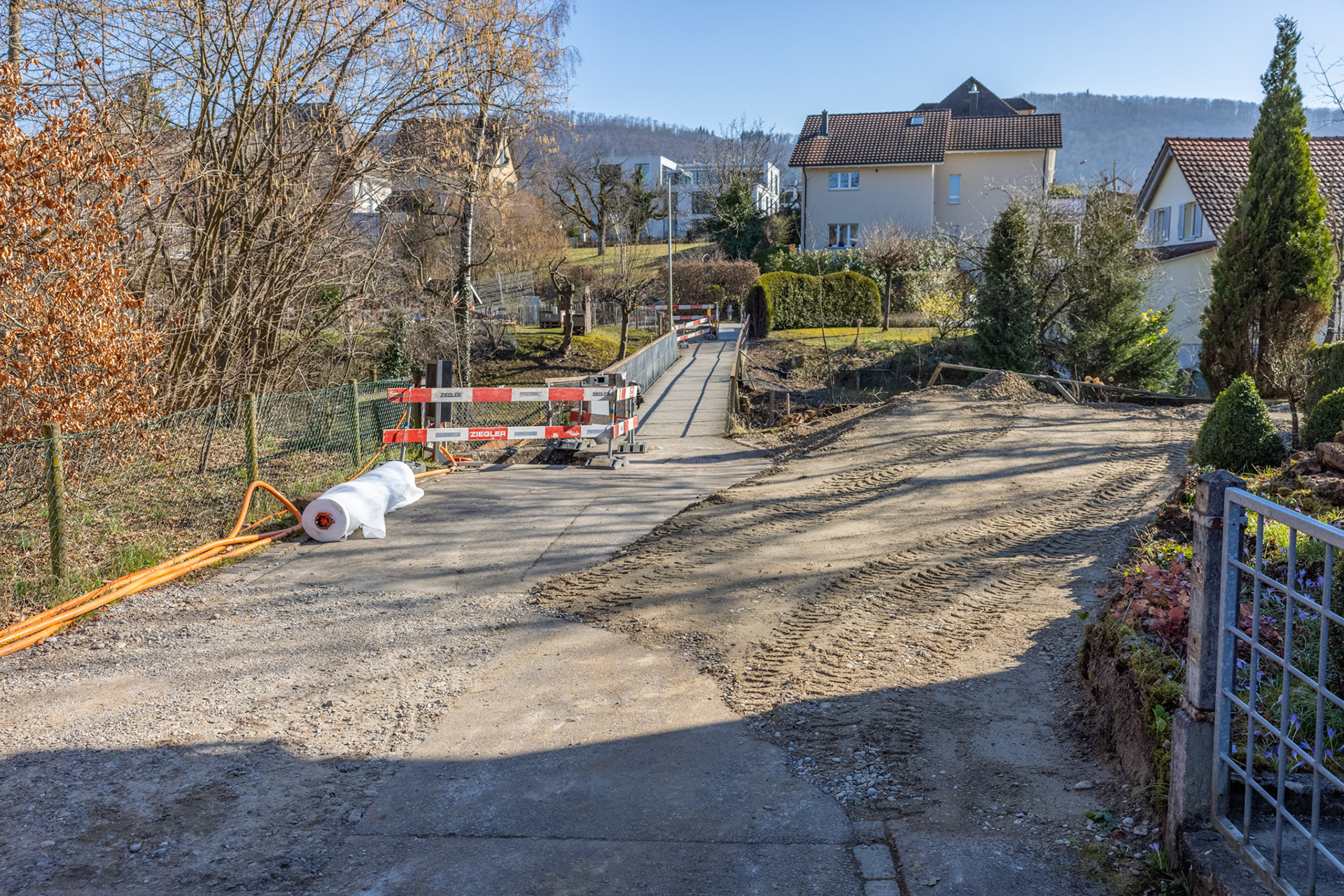 prov. Fussgängerweg Zwidellen