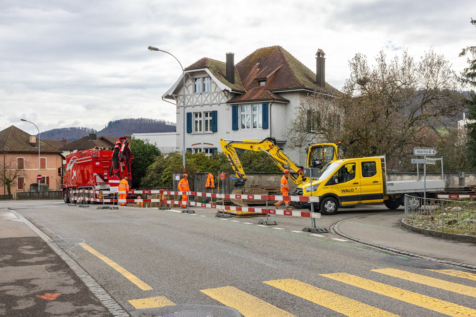 Baustelle Bahnhofstrasse IWB