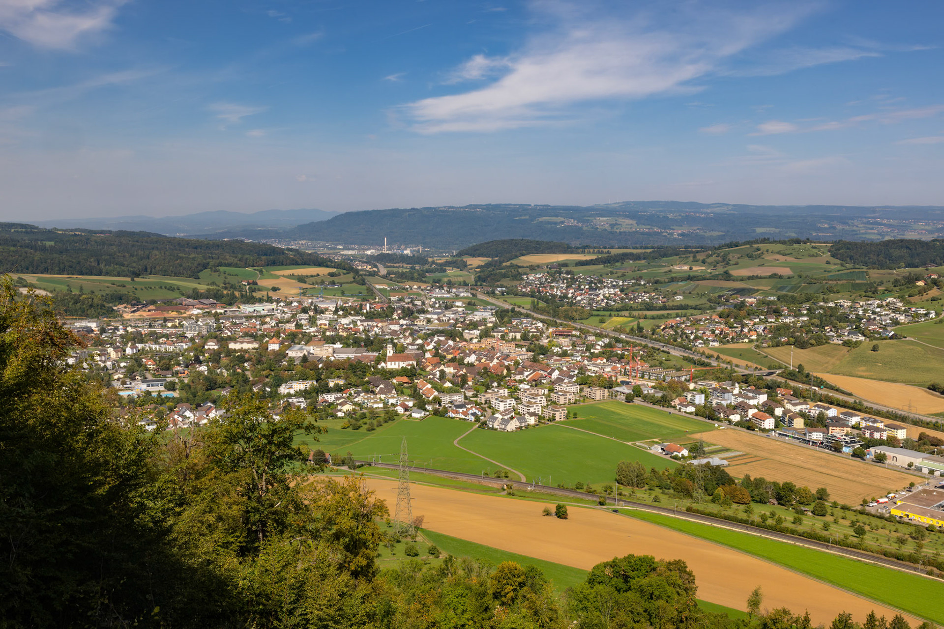 Blick aufs Dorf vom Schaberblick