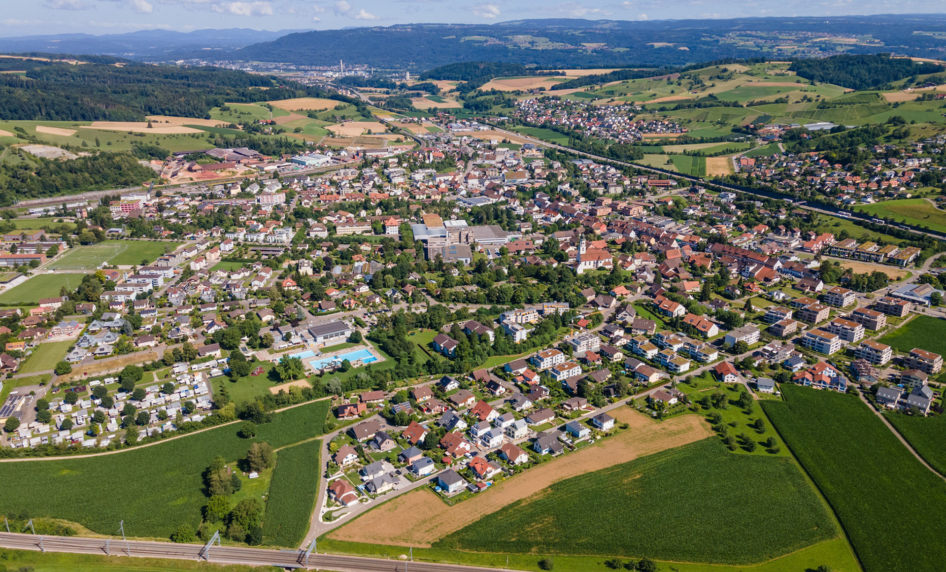 Panorama von Westen