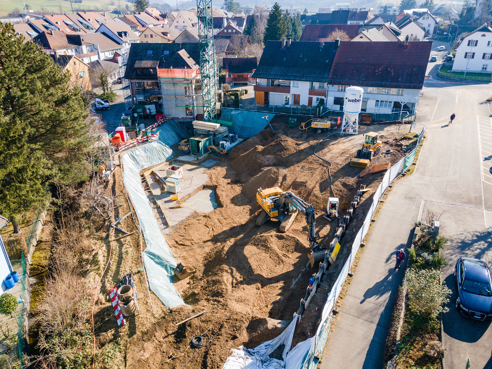 Bauplatz Schulstrasse 4
