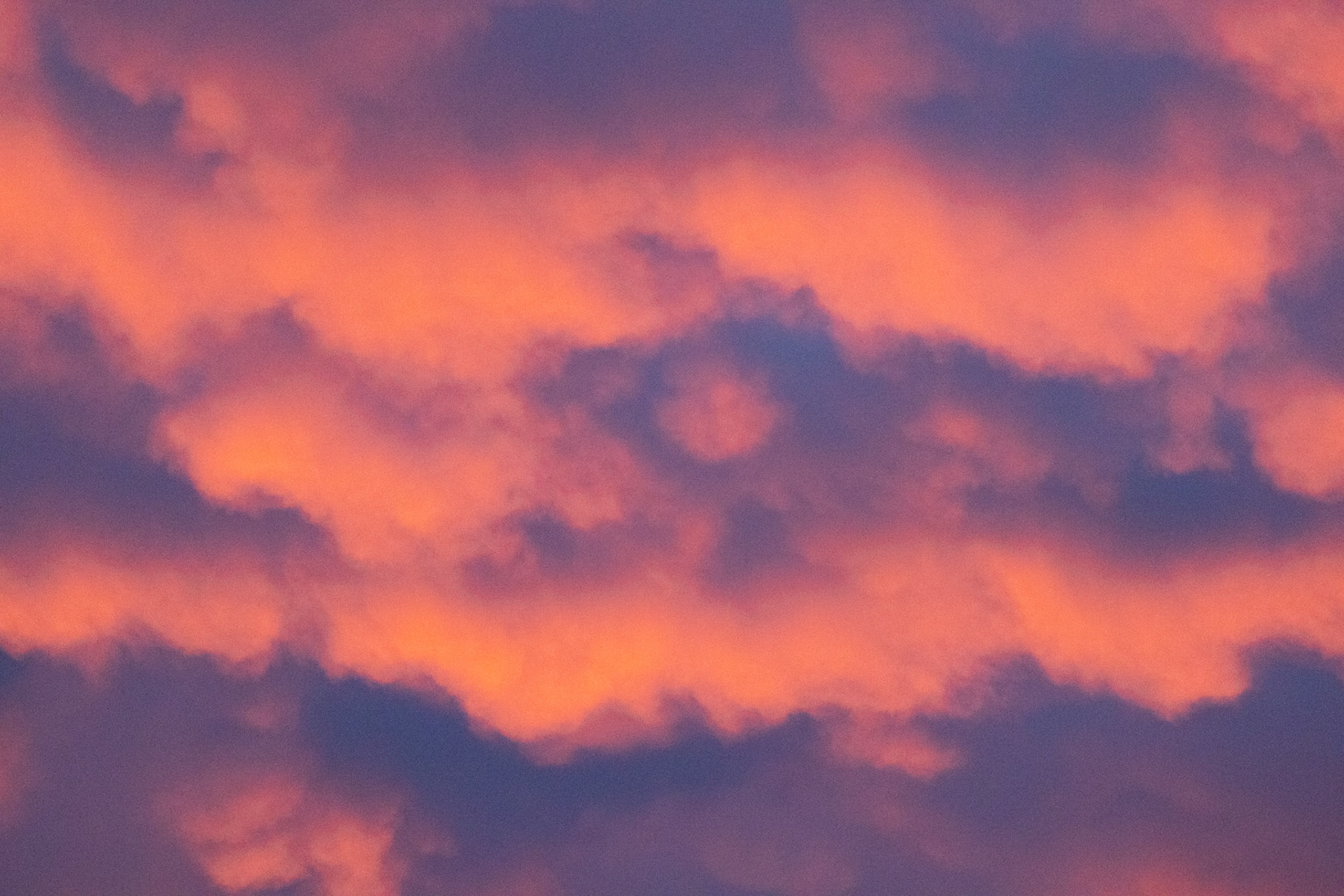 Abendrot über Frick