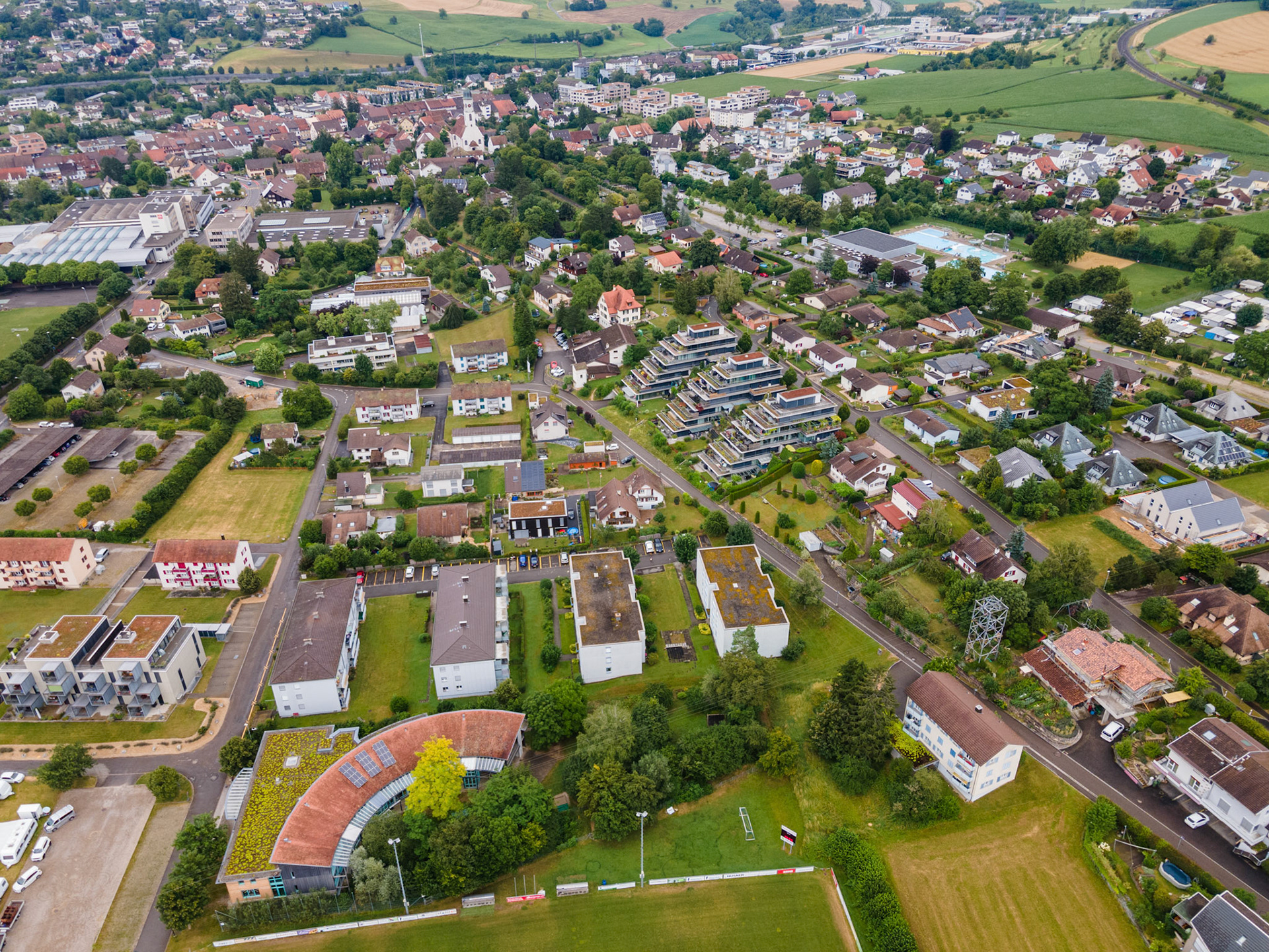 Luftaufnahme Ebnet Rai
