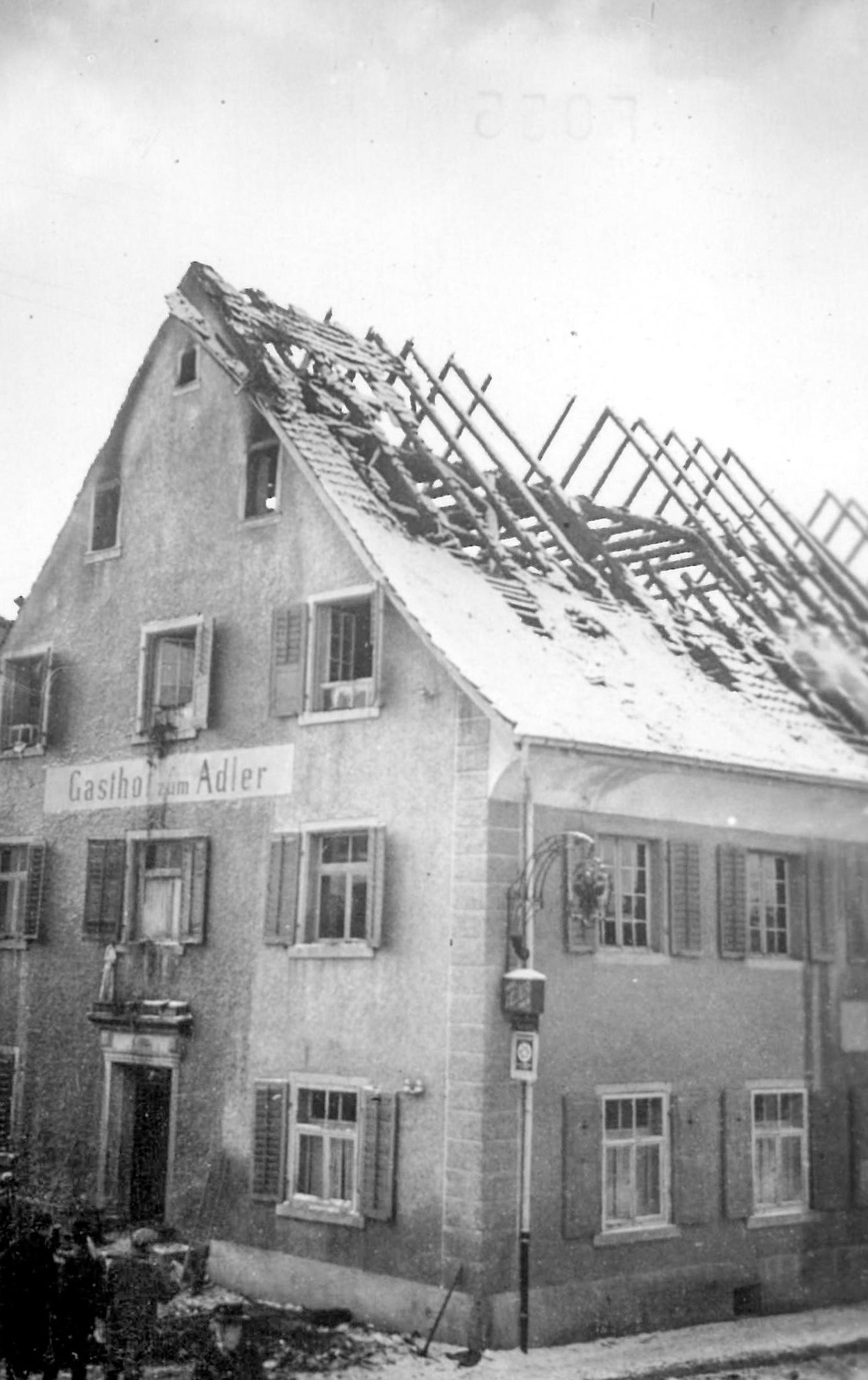 Brand Hotel Adler 1941