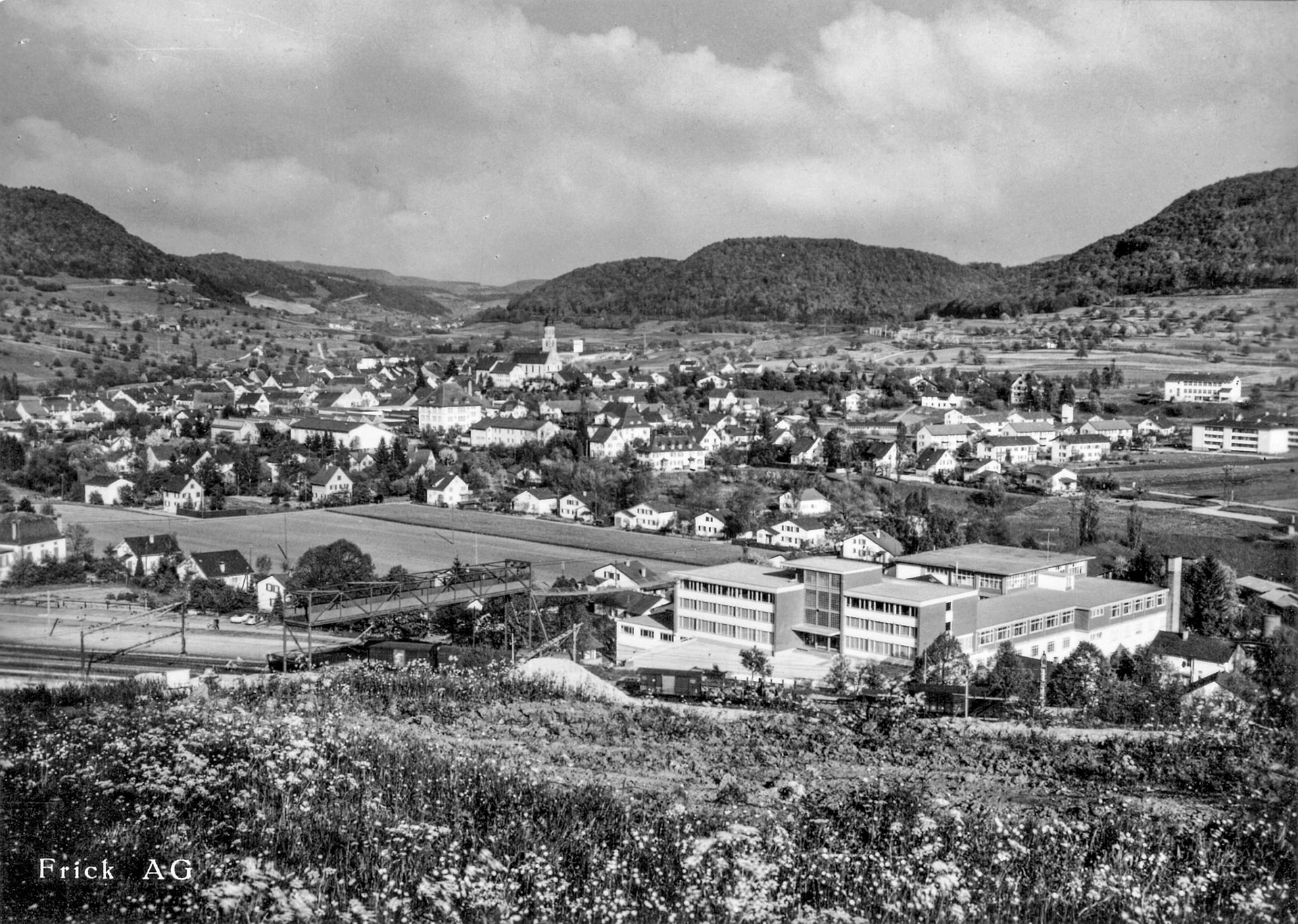 1970 Dorfansicht von Gruhalde