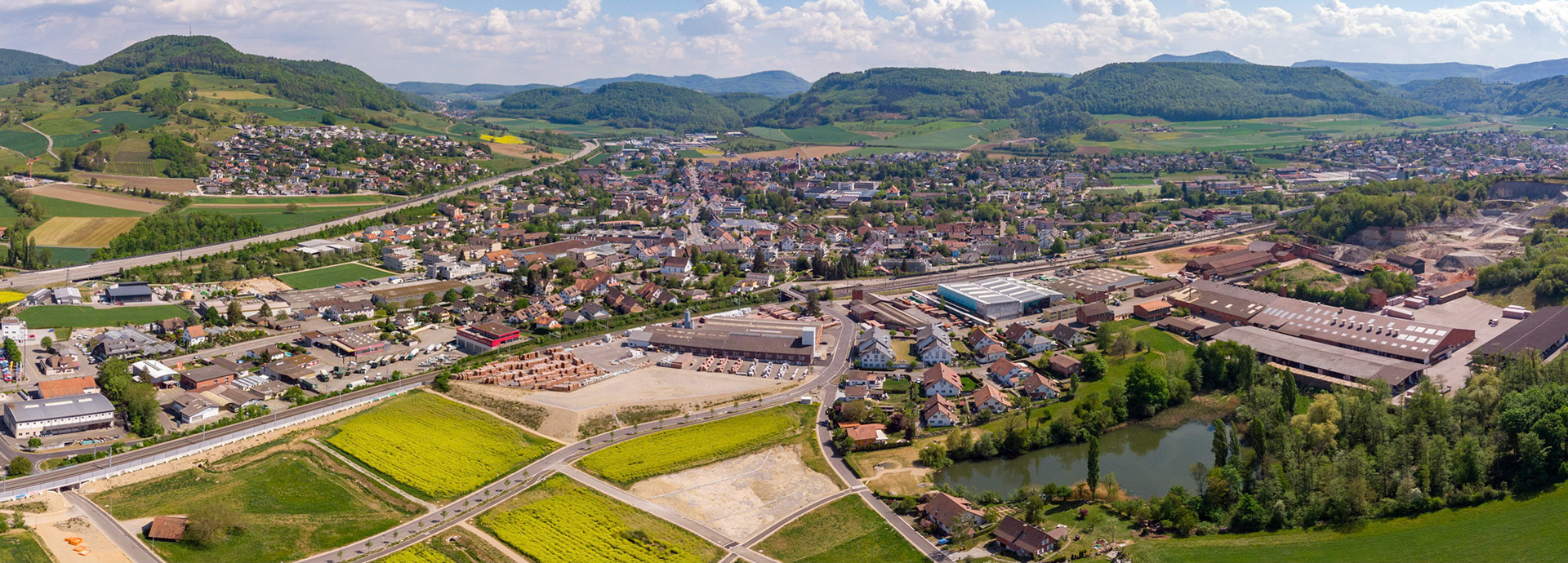 Panorama mit Drohne