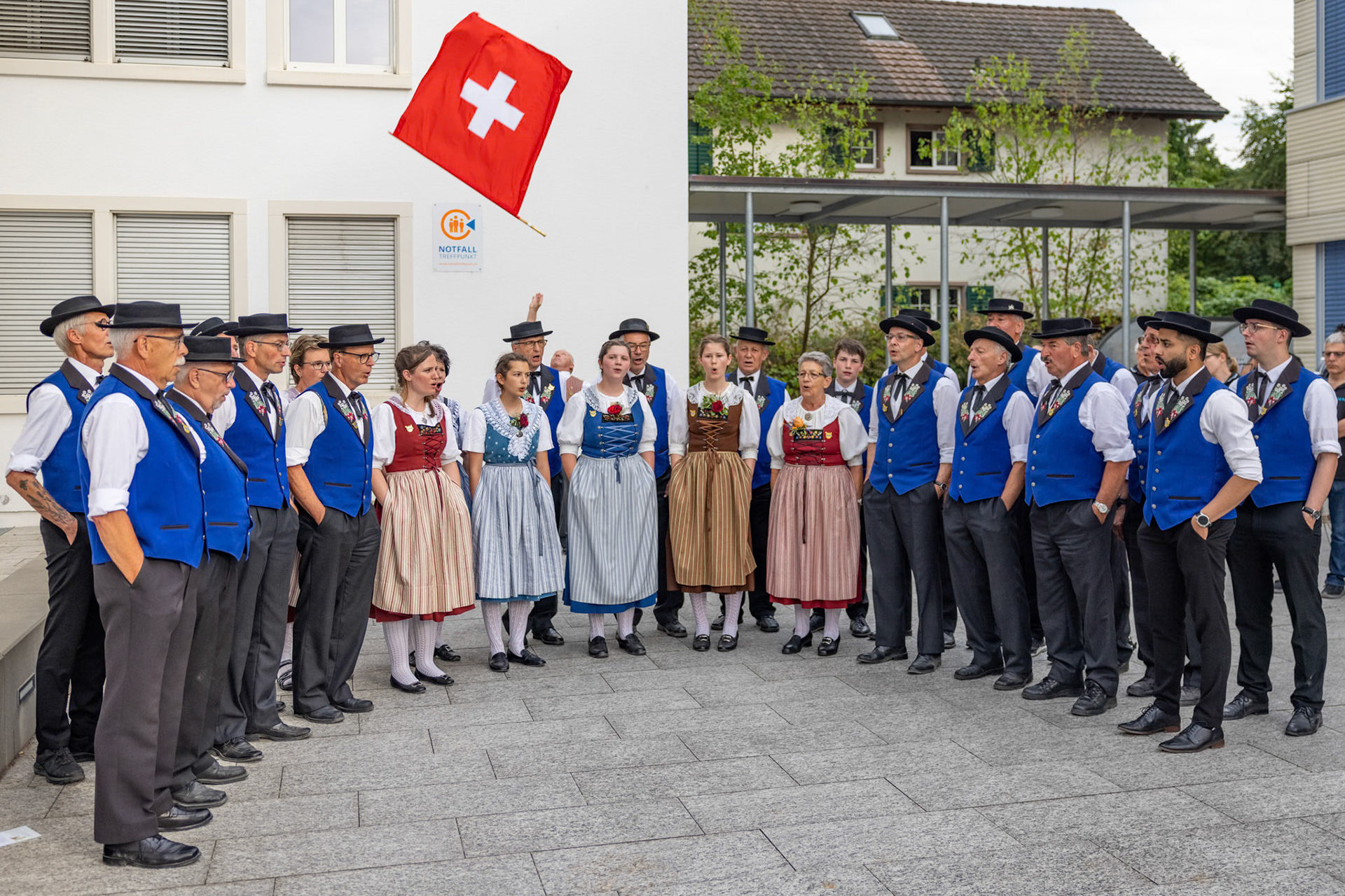 Empfang Jodlerklub nach dem eidg. Jodlerfest Zug