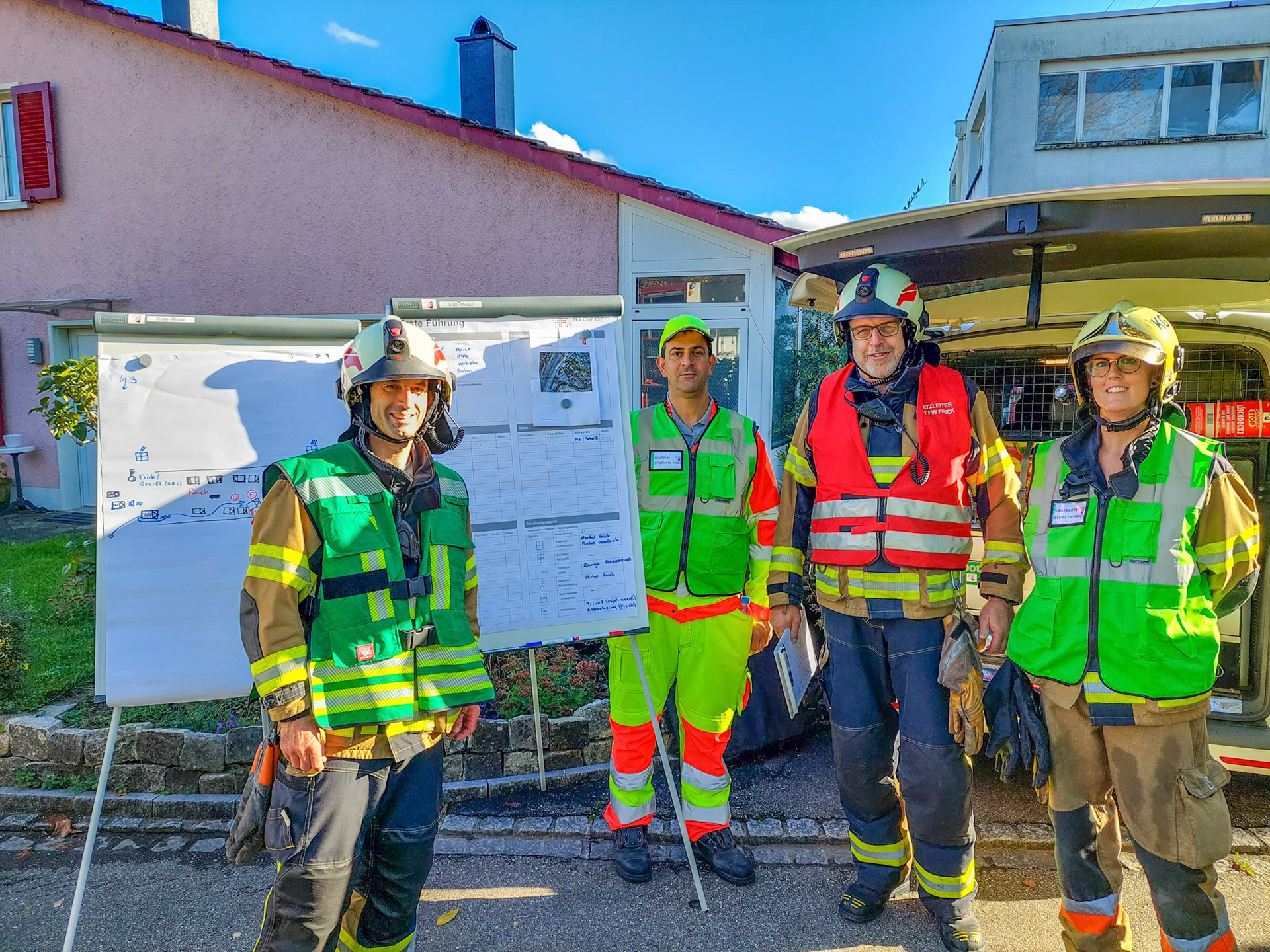Feuerwehrendprobe Stützpunktfeuerwehr Frick