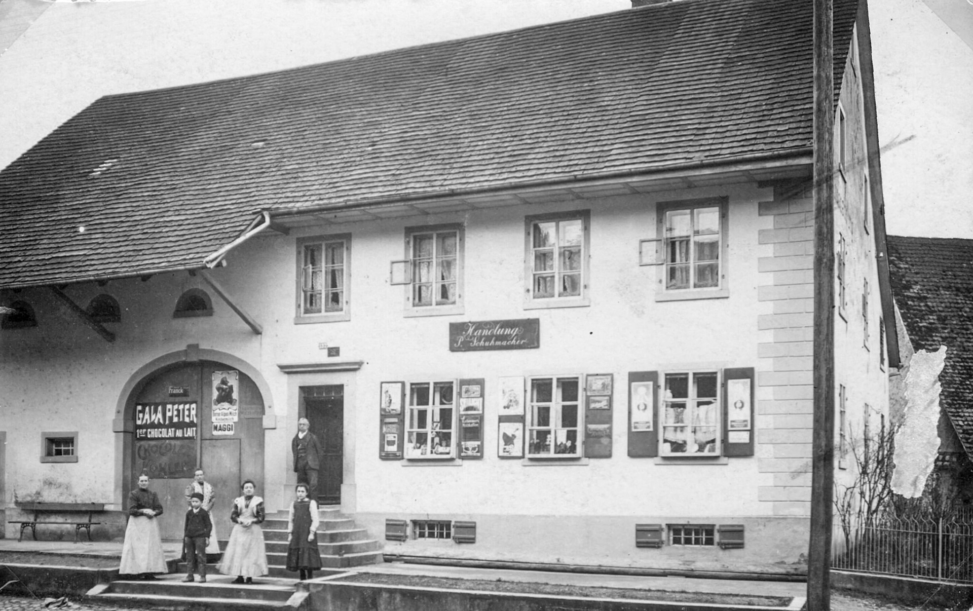 P. Schuhmacher's Familie ca. 1915