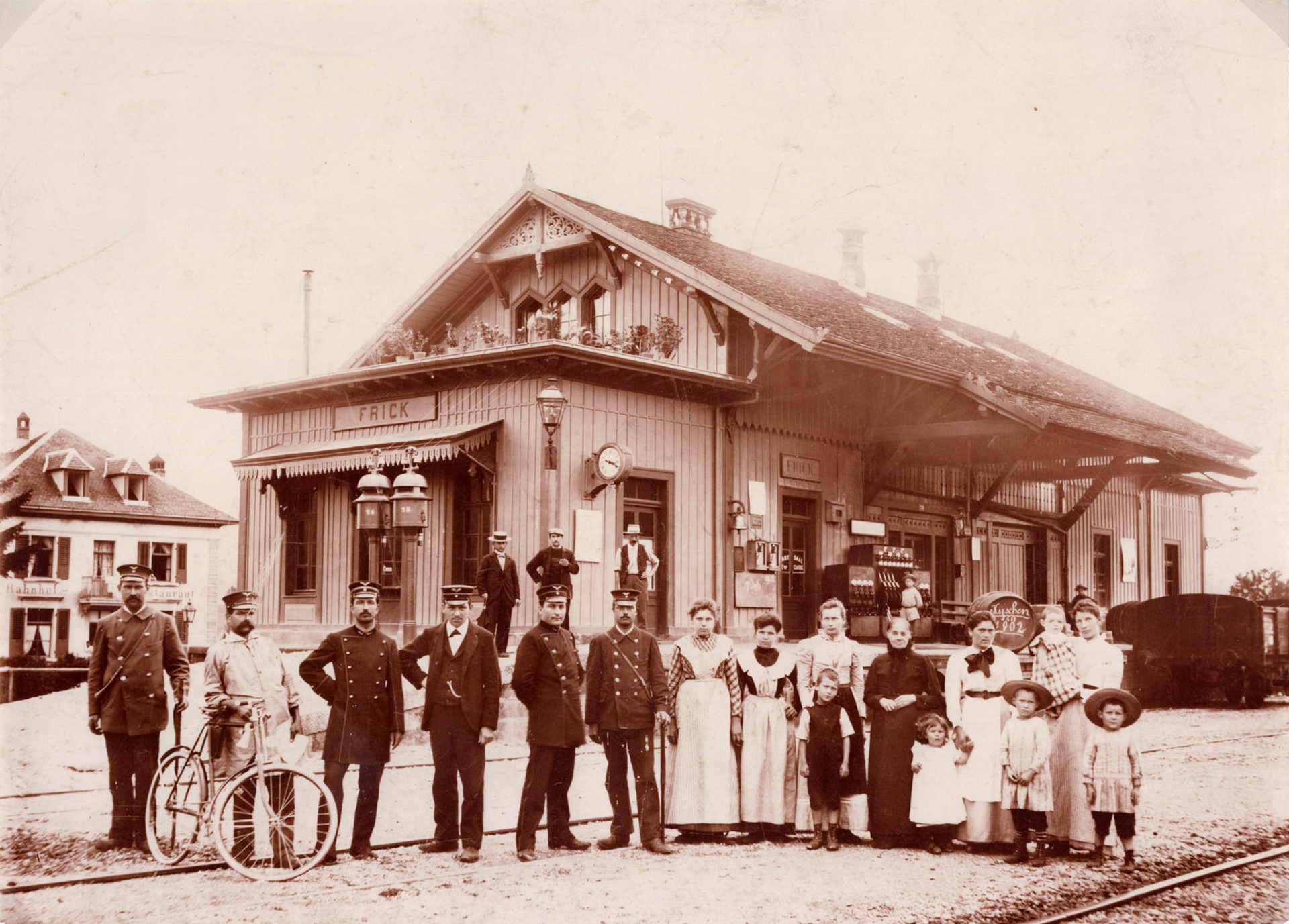 Bahnhof im Jahr 1902