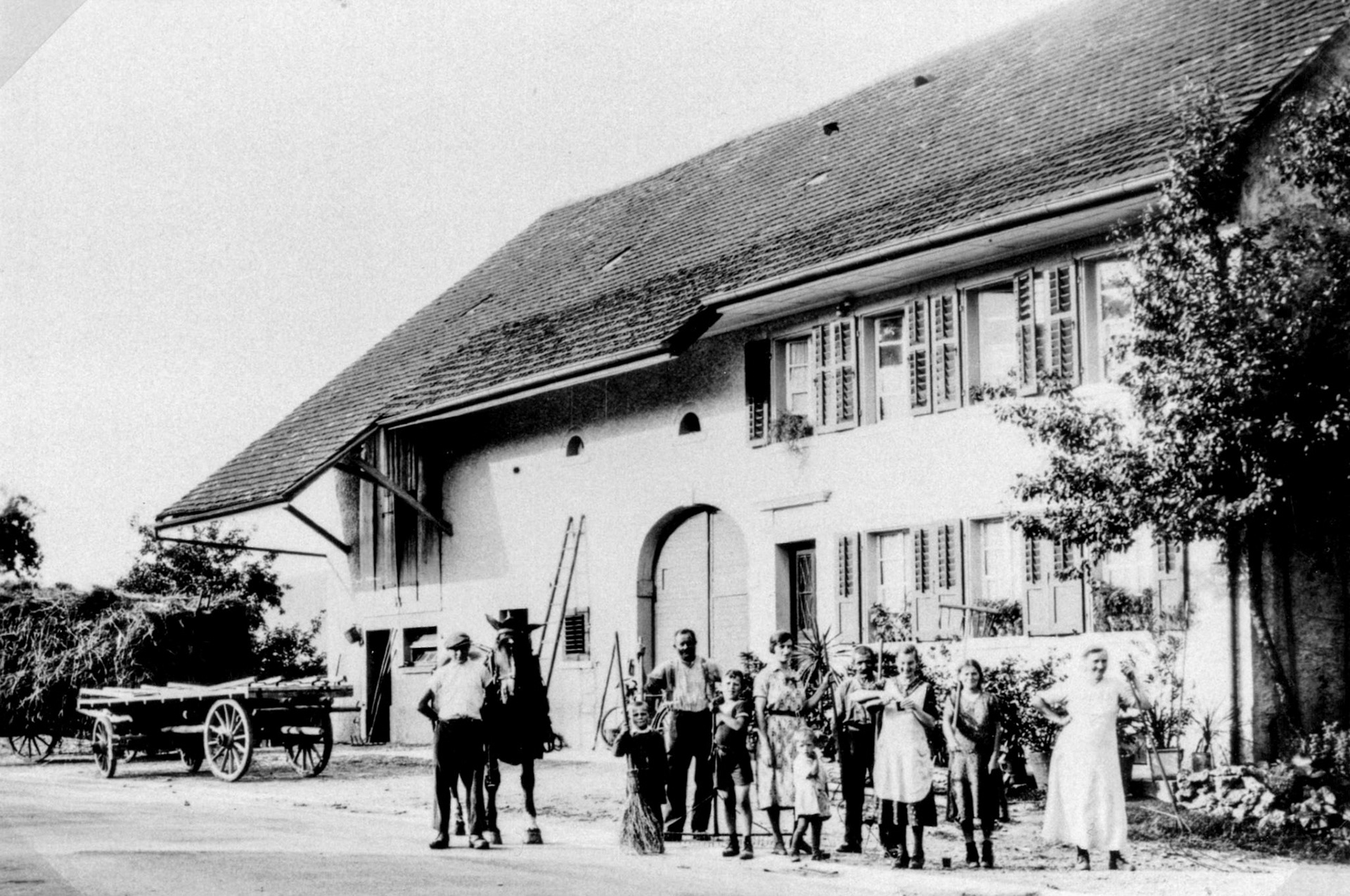 Bauernhaus Suter Unterdorf ca. 1942