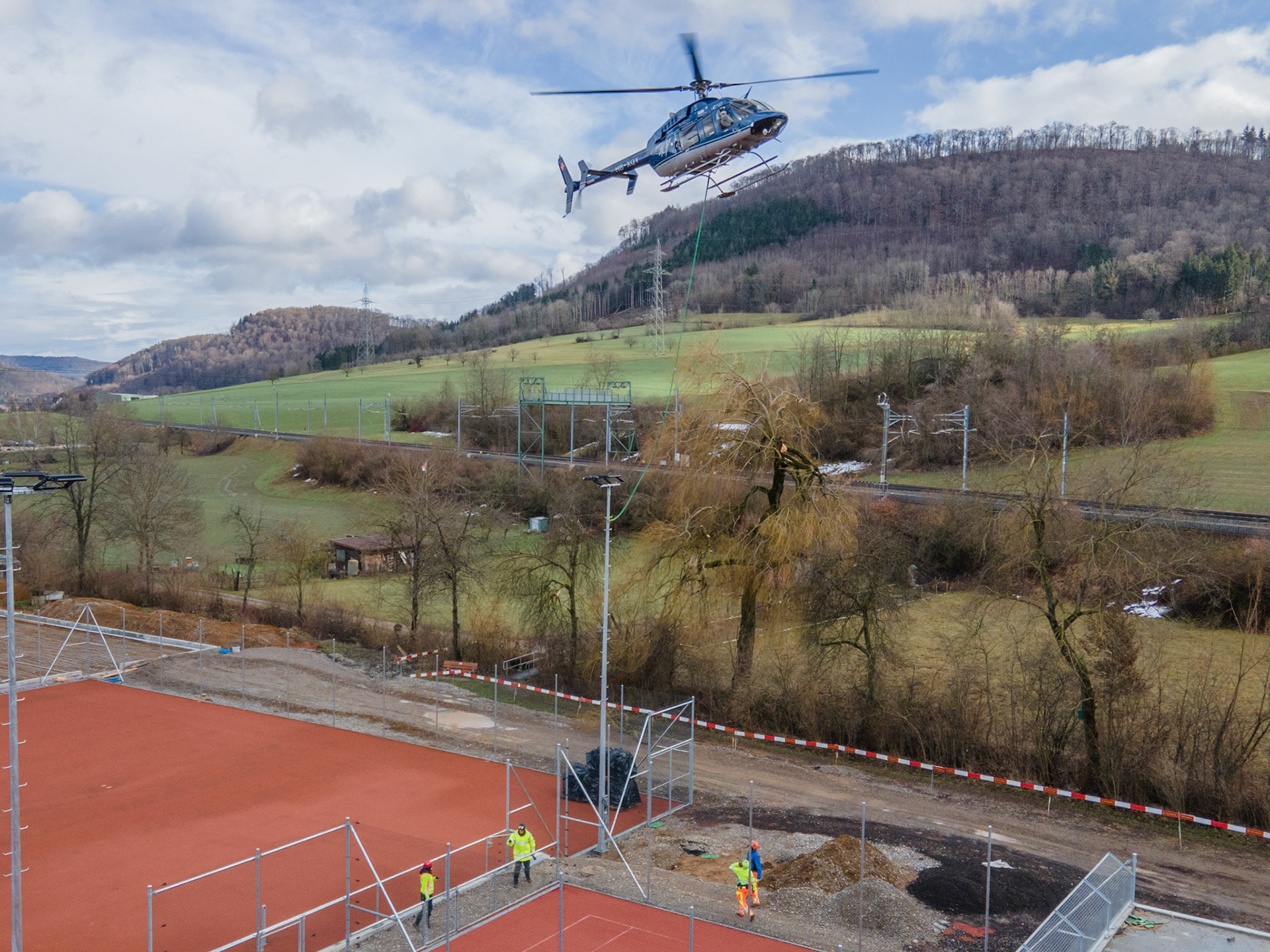Tennisplatzbeleuchtung