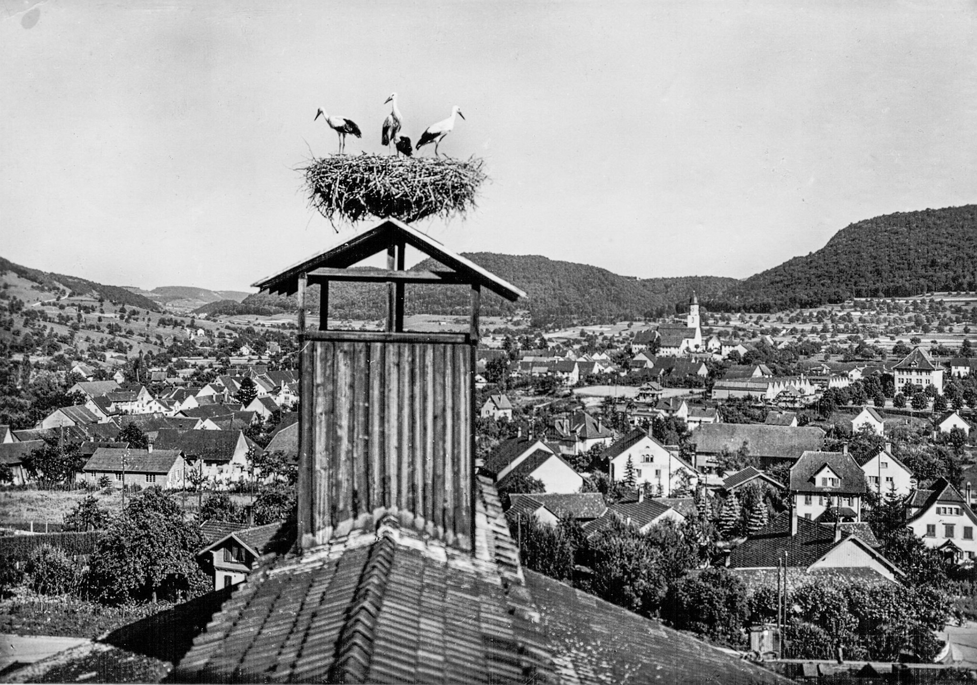 1945 Storchennest Ziegelei