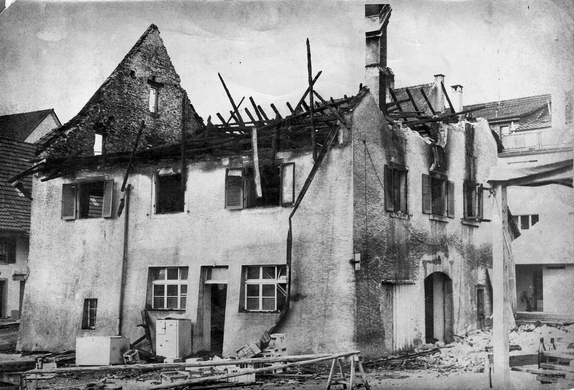 untere Trotte nach Brand 1970