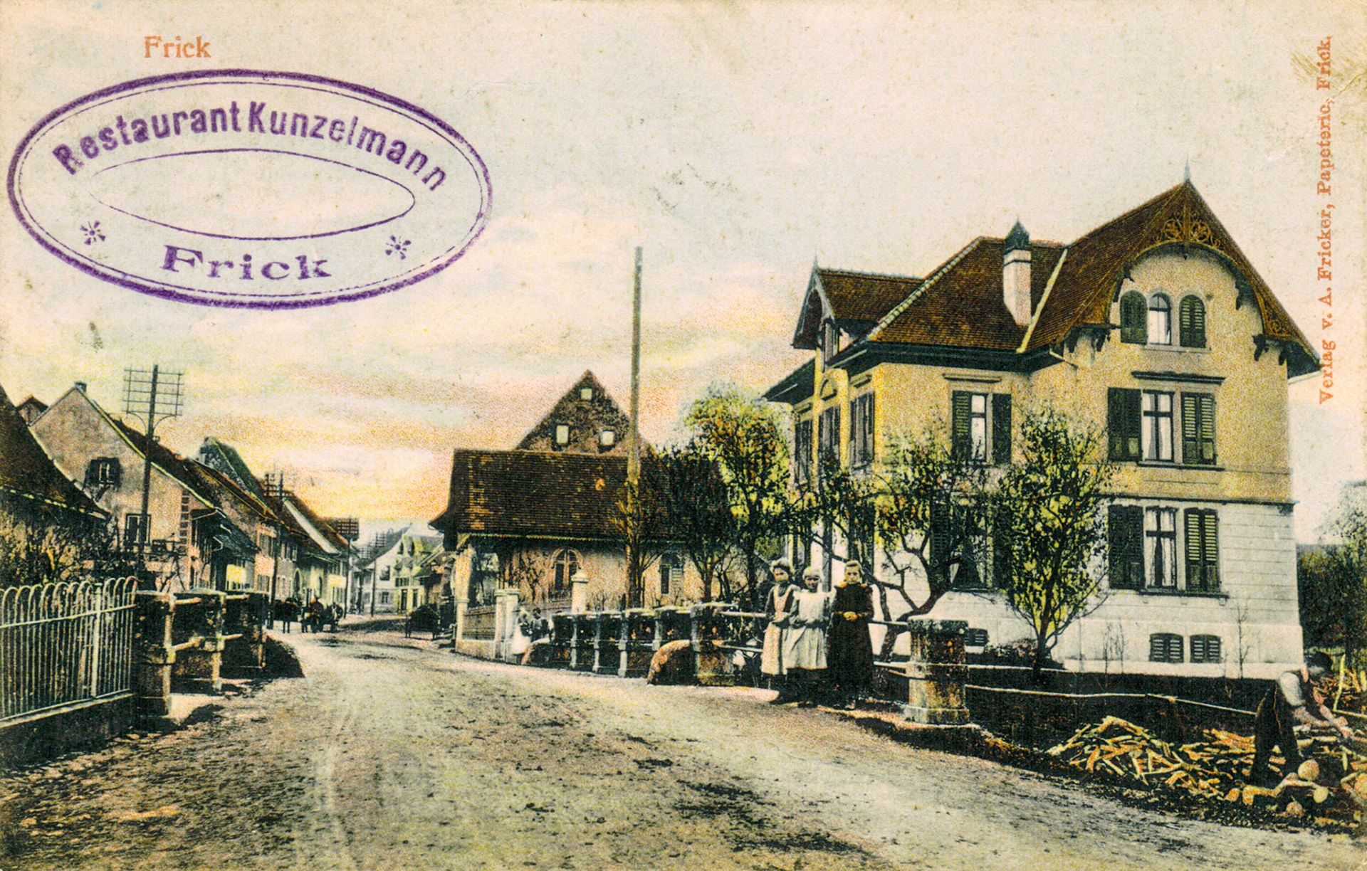 1907 Hauptstrasse Bruggbachbrücke bei Migros