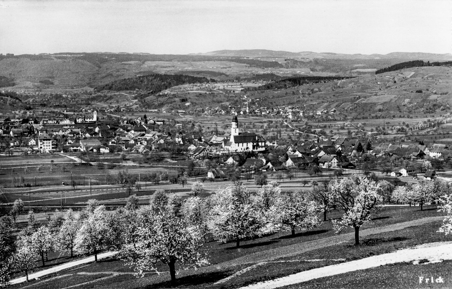 1945 Dorfansicht von Chäslete