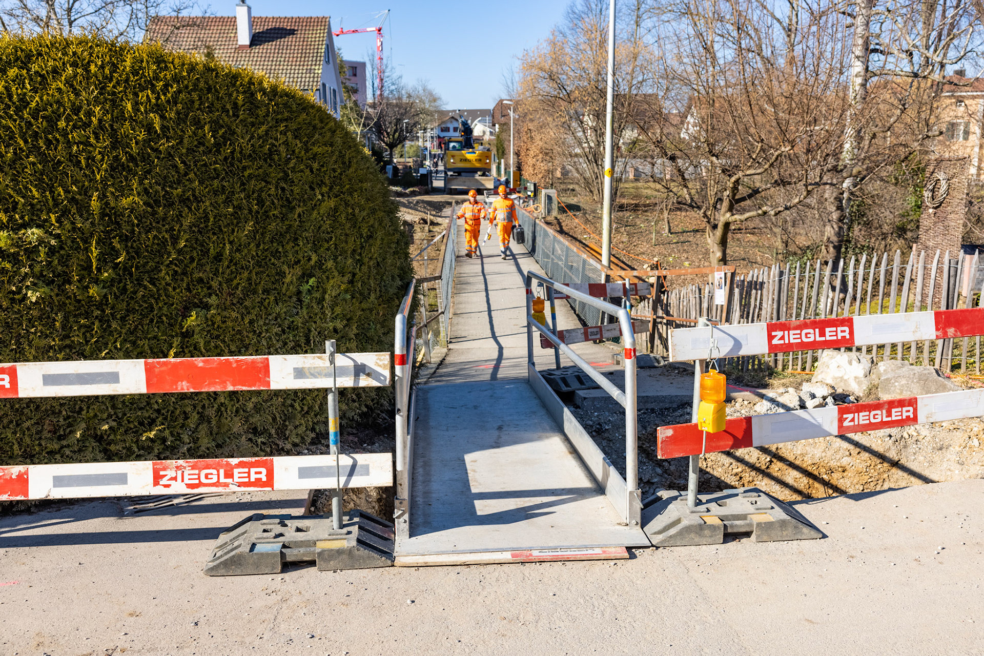 prov. Fussgängerweg Zwidellen