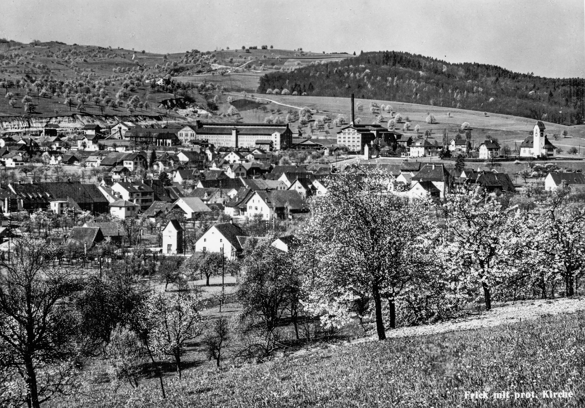 1946 Dorfansicht mit Ziegelei