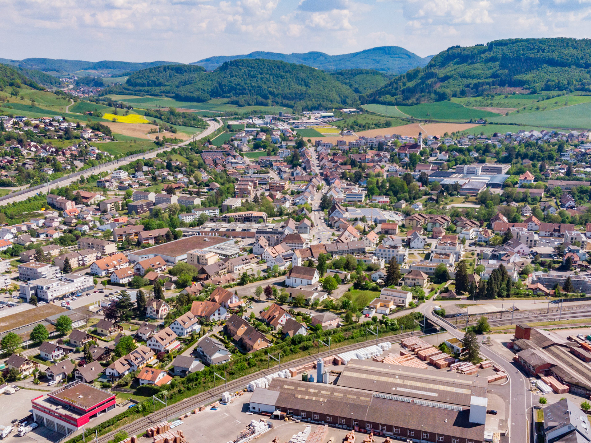 Zentrum von oben