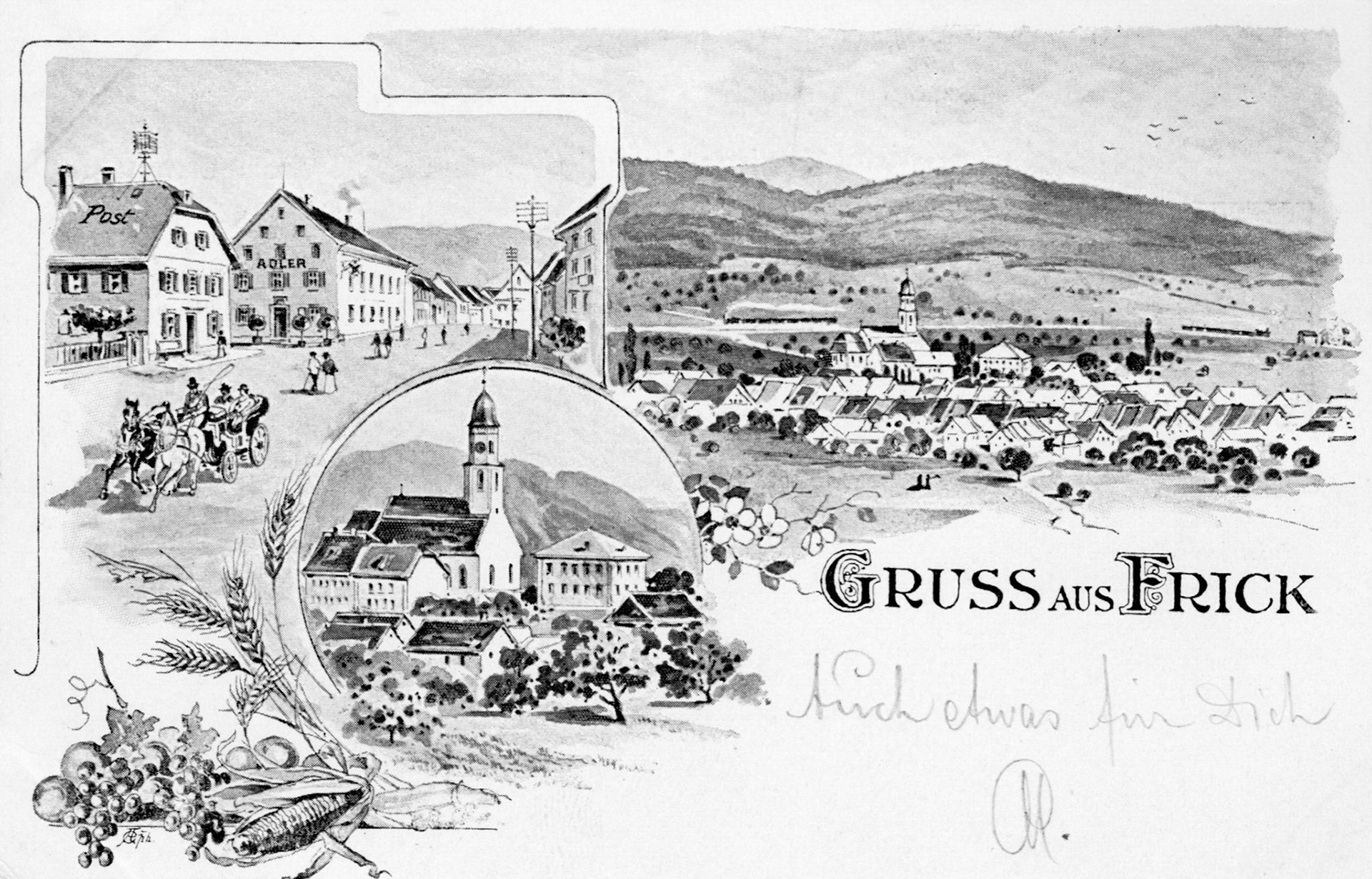 1899 Gruss aus Frick