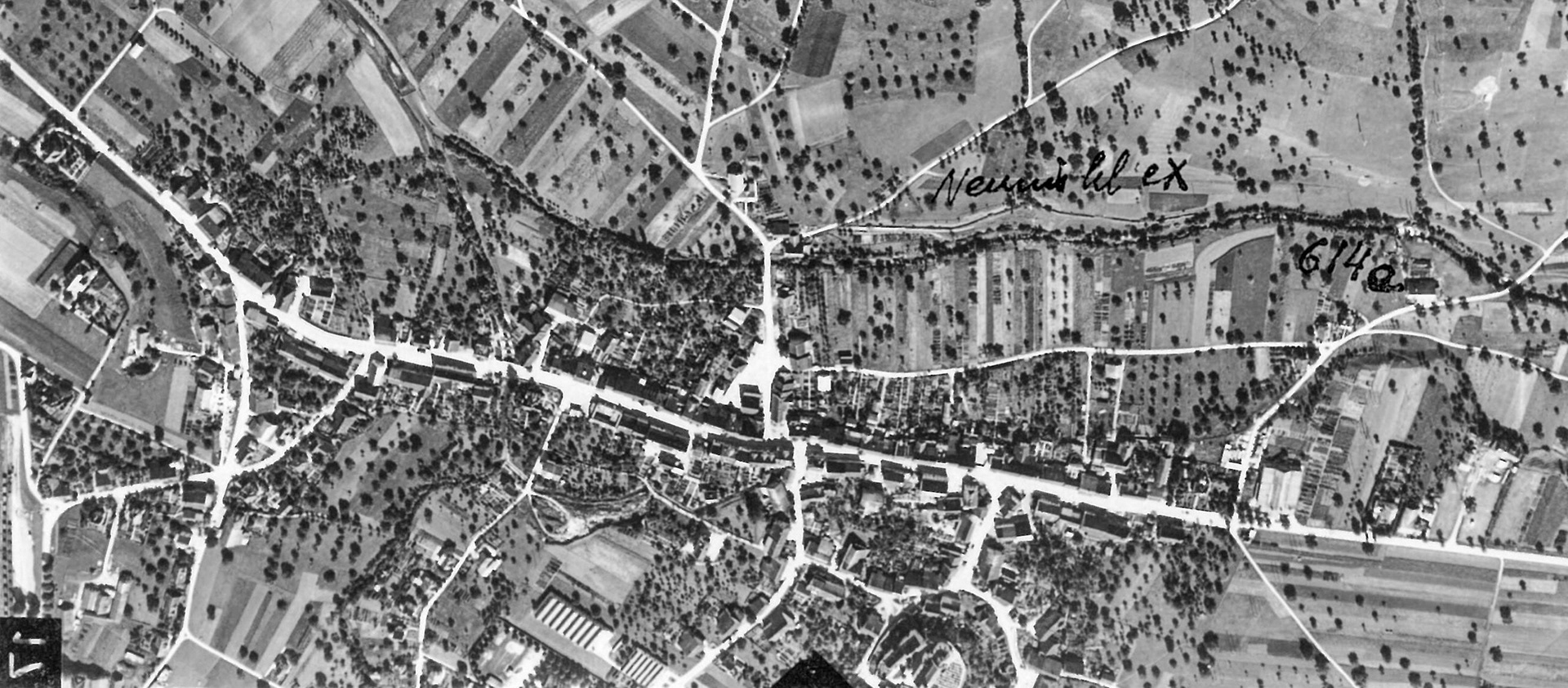 Flugaufnahme ca. 1950