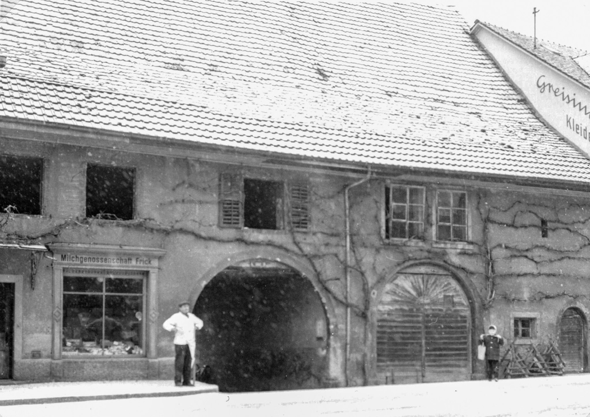 Torbogen zum Widenplatz 1960