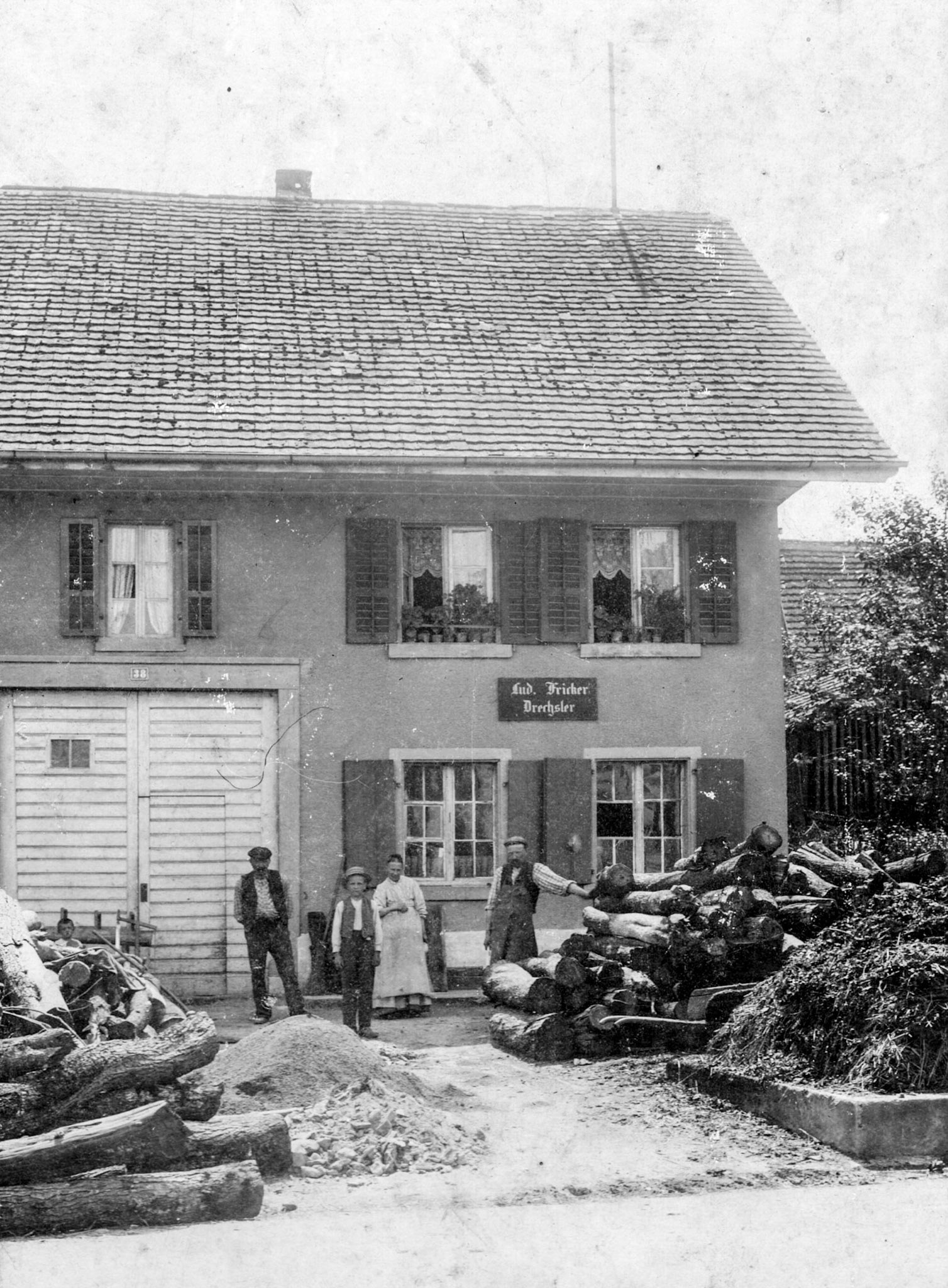 Drechslerei Fricker ca. 1905