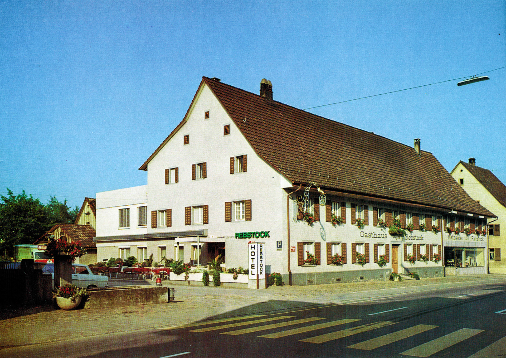1992 Hotel Rebstock mit Metzgerei