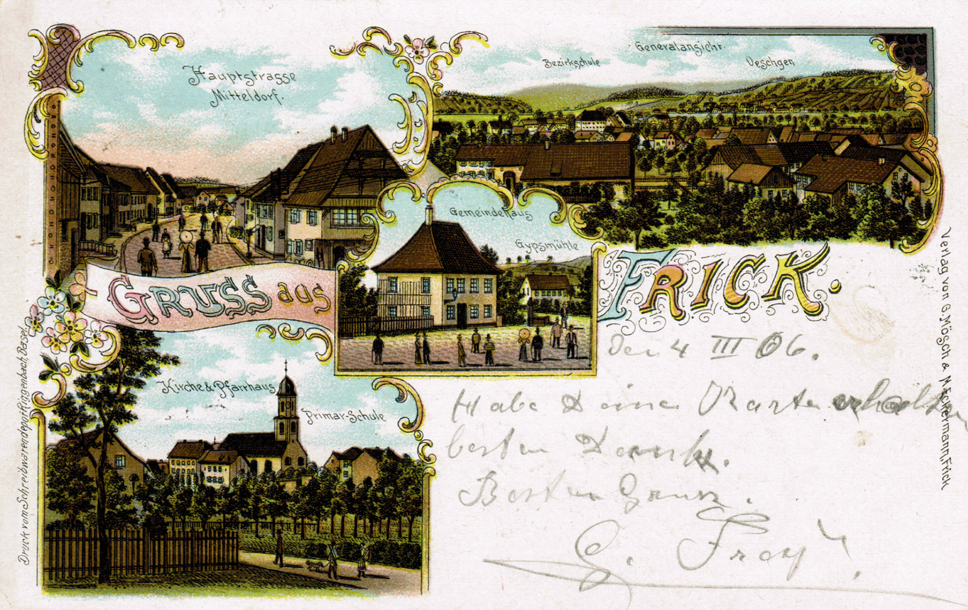 1904 Dorfansichten Frick