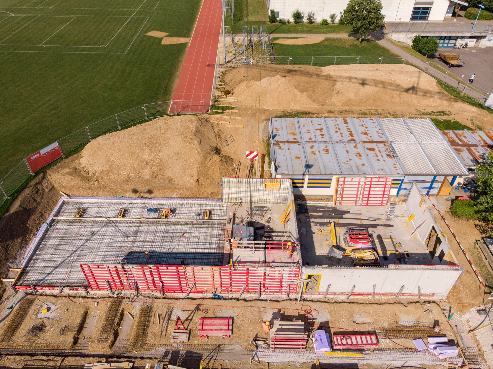 neues Clubhaus Fussballclub