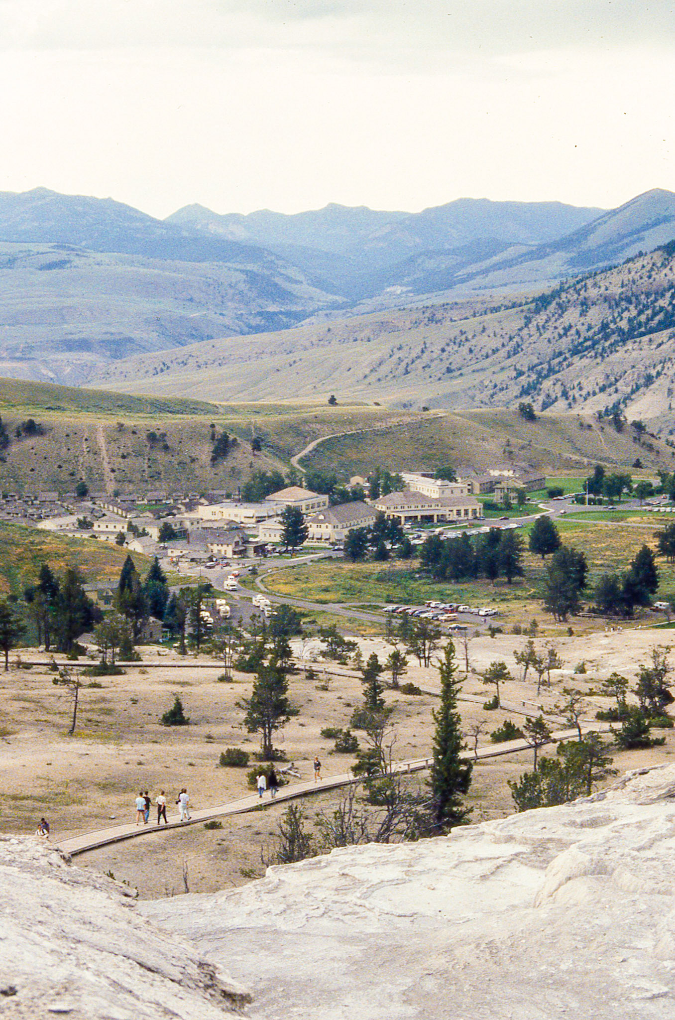 Mammoth Hot Springs at Yellowstone Park