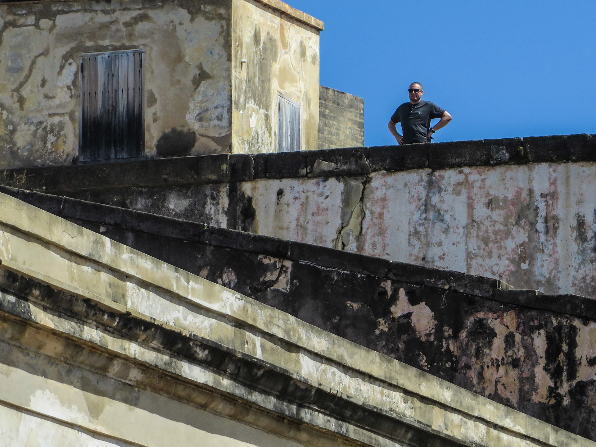 Some dude at Castillo San Cristóbal, San Juan