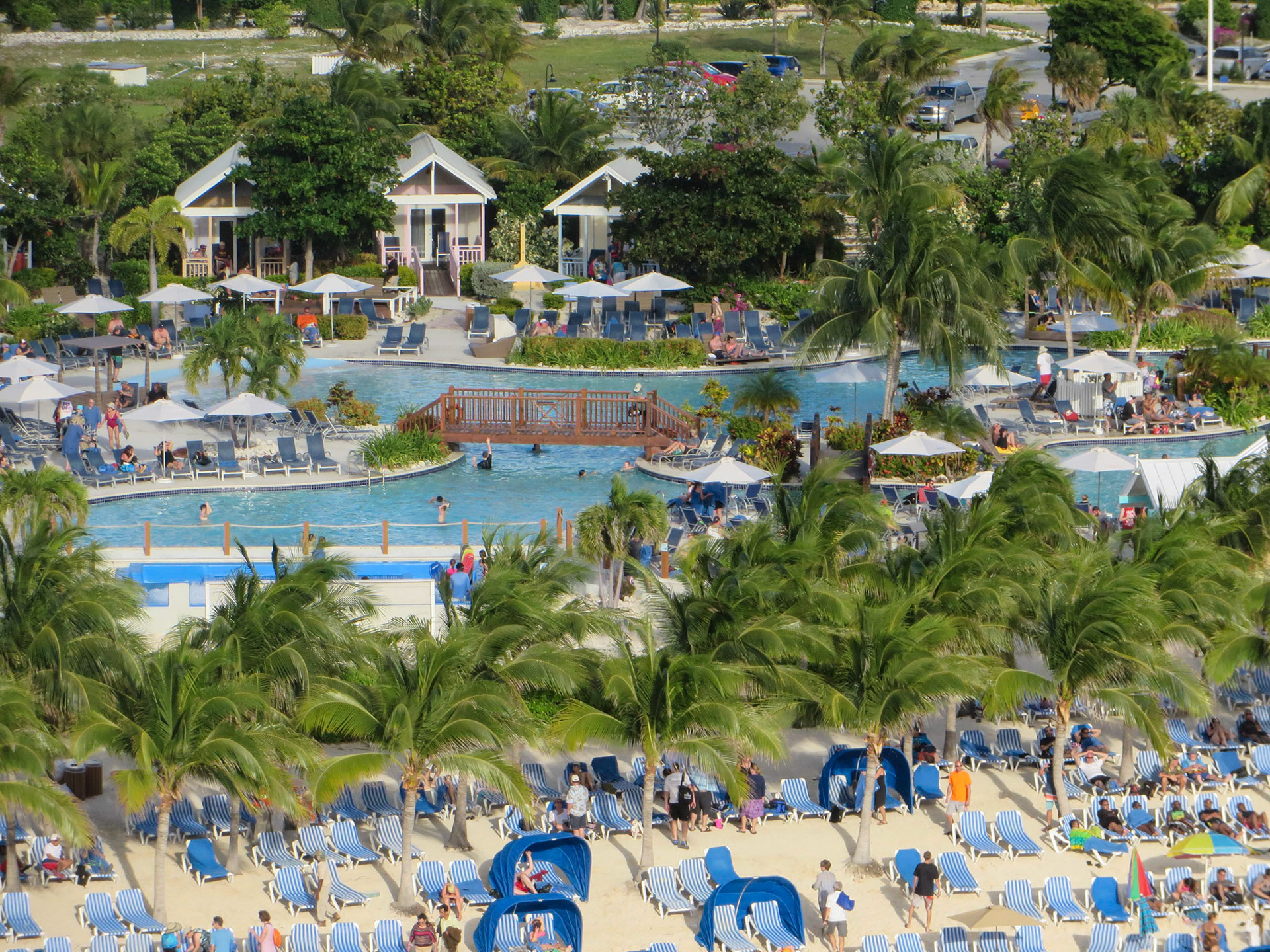 Beach and Margaritaville pool, Grand Turk