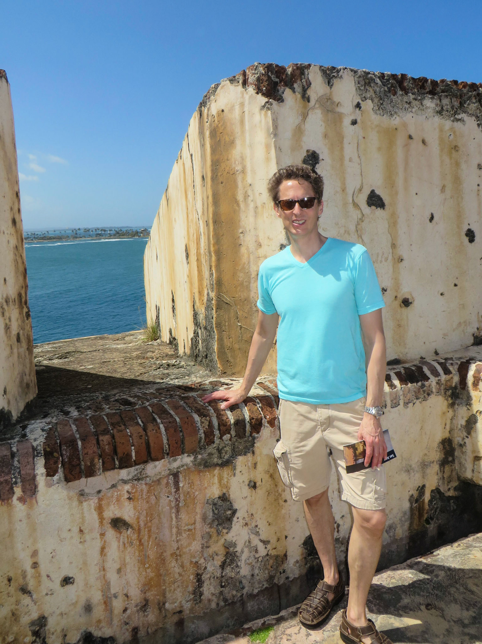 Barry at El Morro, San Juan
