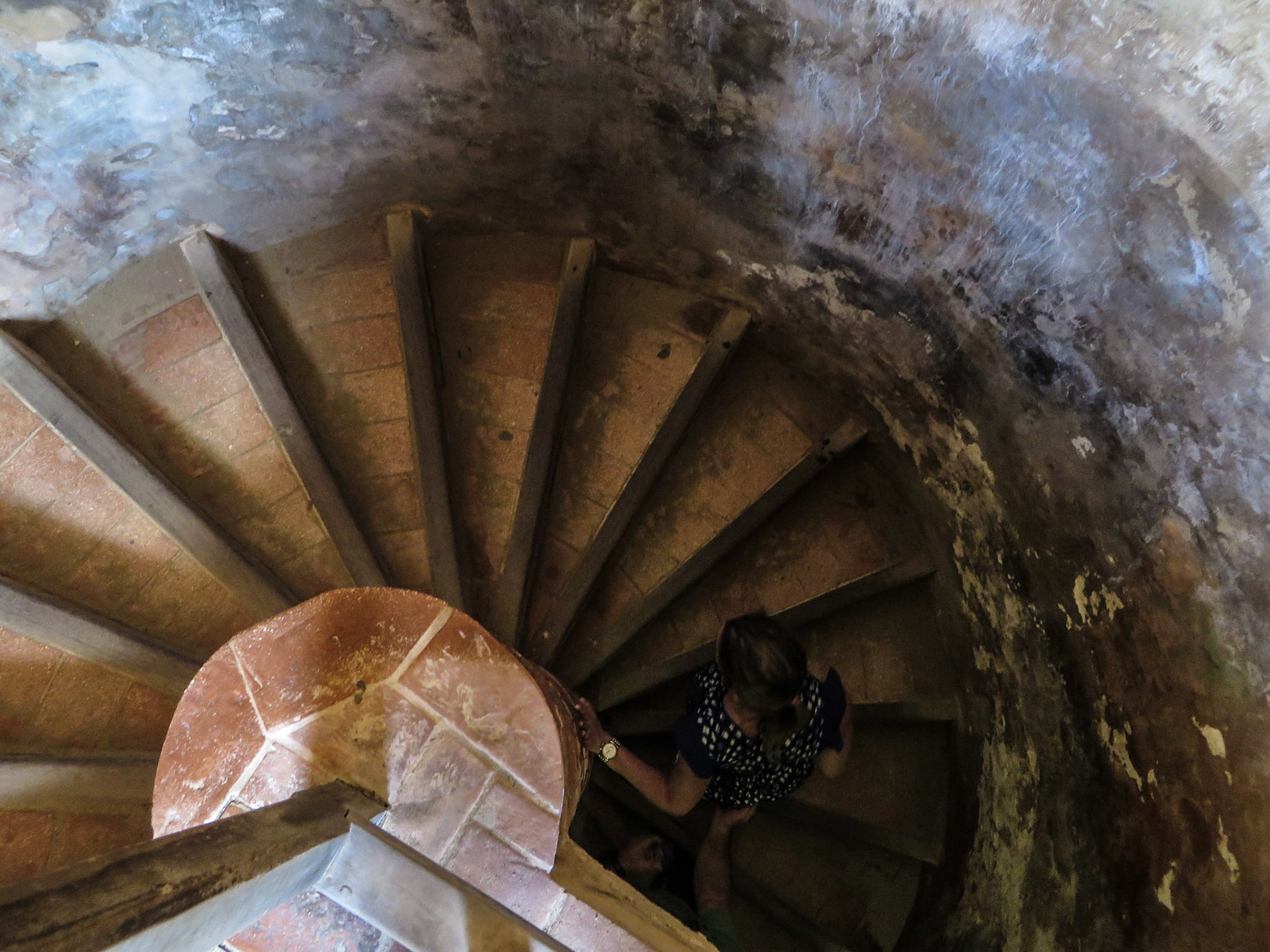 Spiral staircase at El Morro