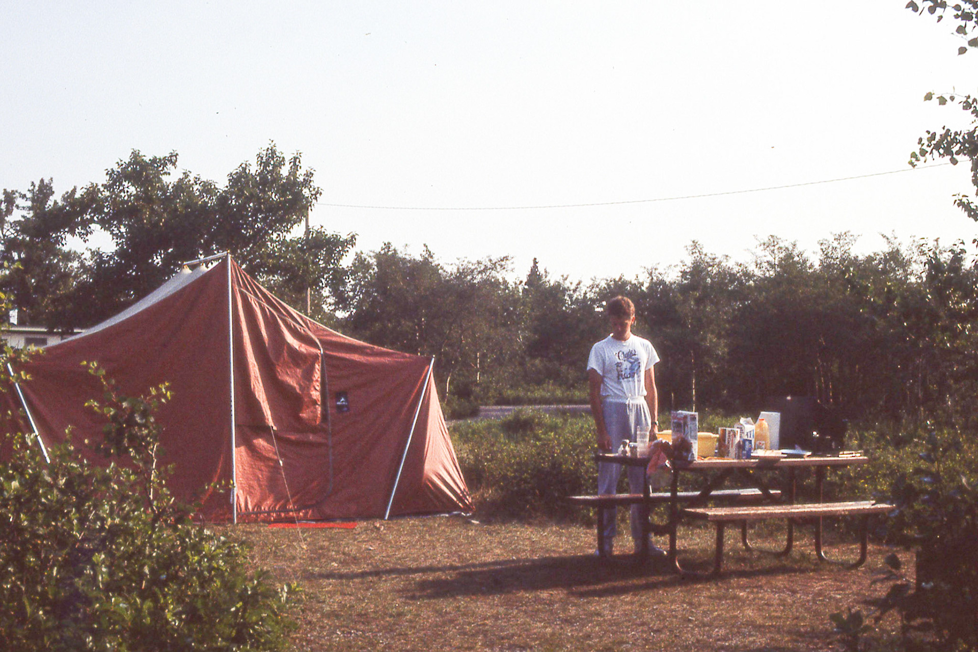 Our first campground in St. Mary at the edge of Glacier Park.