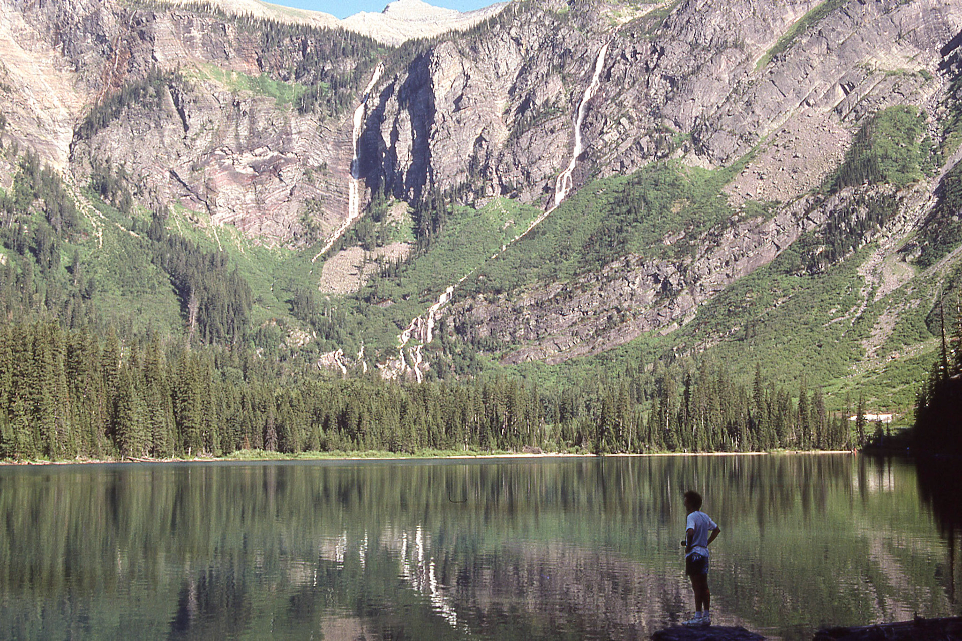 Nate poses at Avalanche Lake