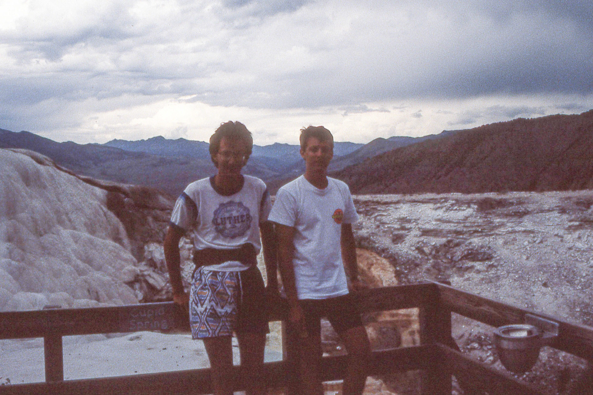 Mammoth Hot Springs at Yellowstone Park
