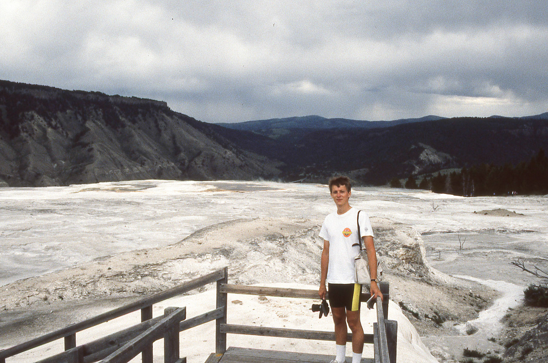 Mammoth Hot Springs at Yellowstone Park