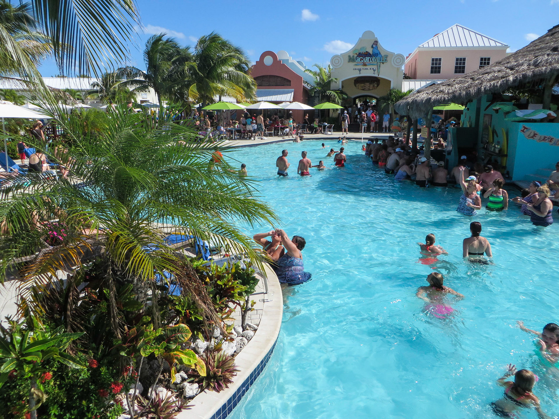 Margaritaville pool, Grand Turk