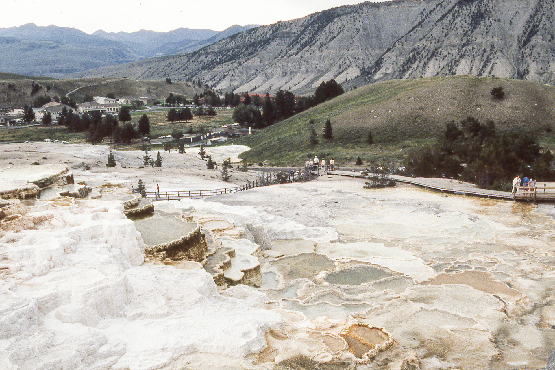 Mammoth Hot Springs at Yellowstone Park