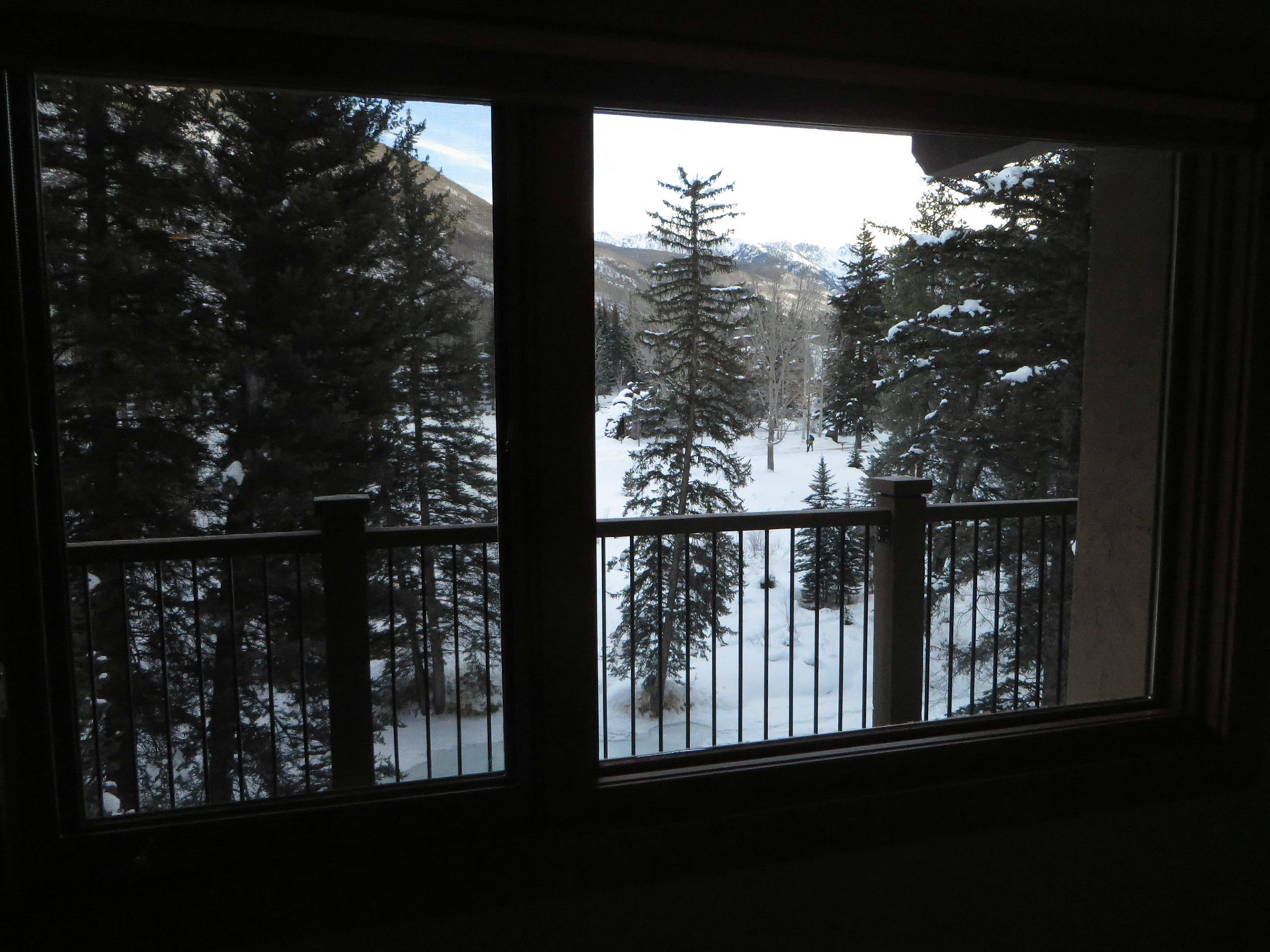 View from room at Manor Vail