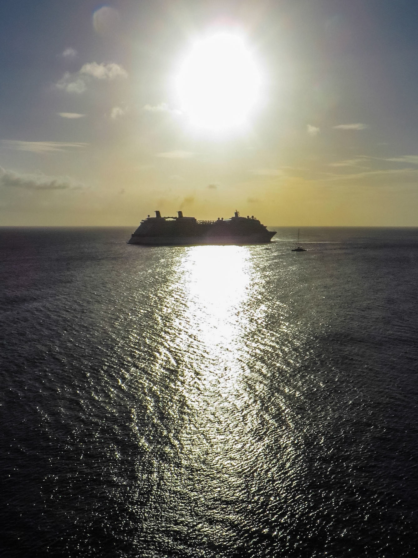 Celebrity ship leaves St. Kitts