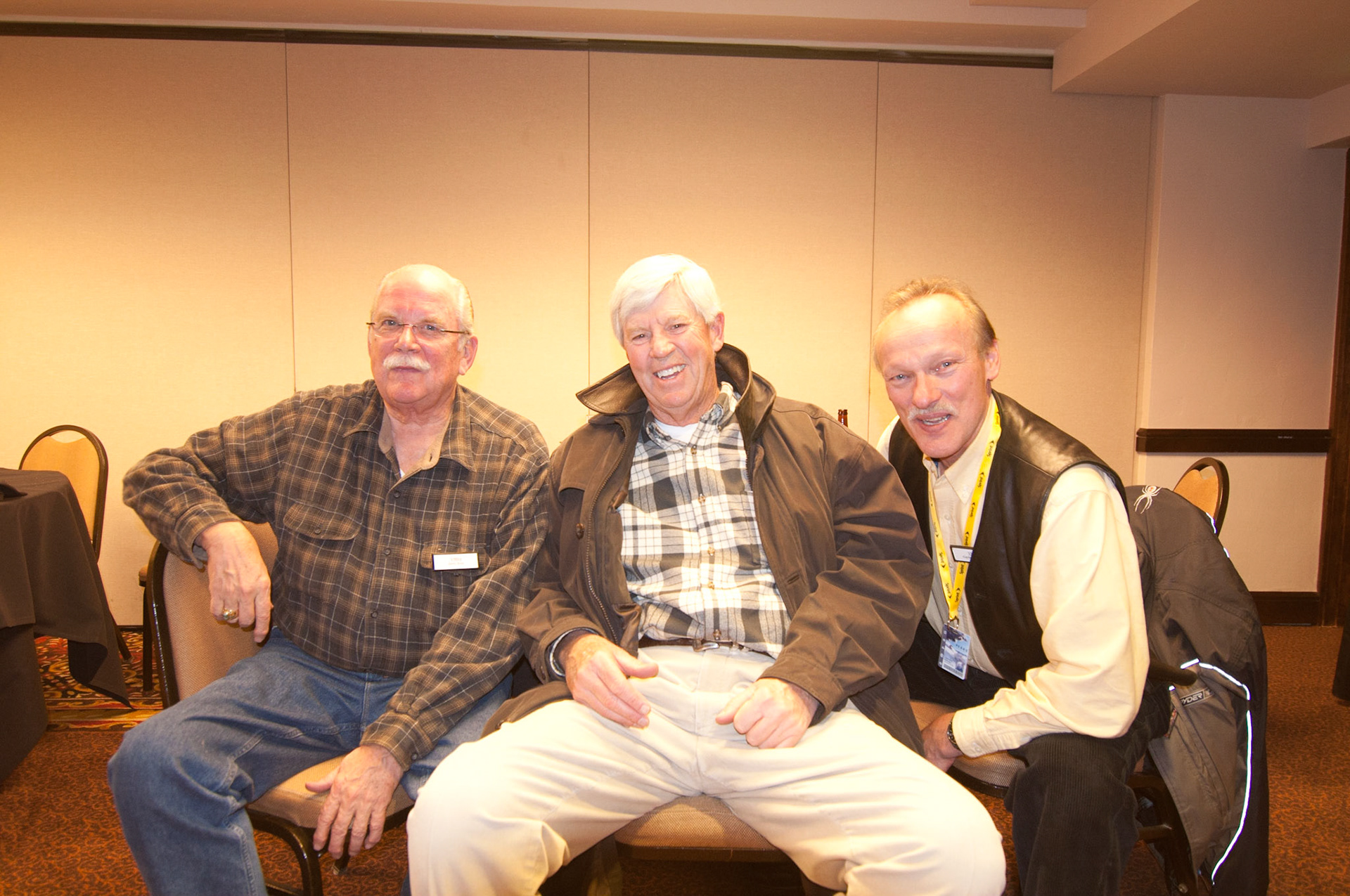 Jerry Svee, Tom Gray, and Gayland Bender