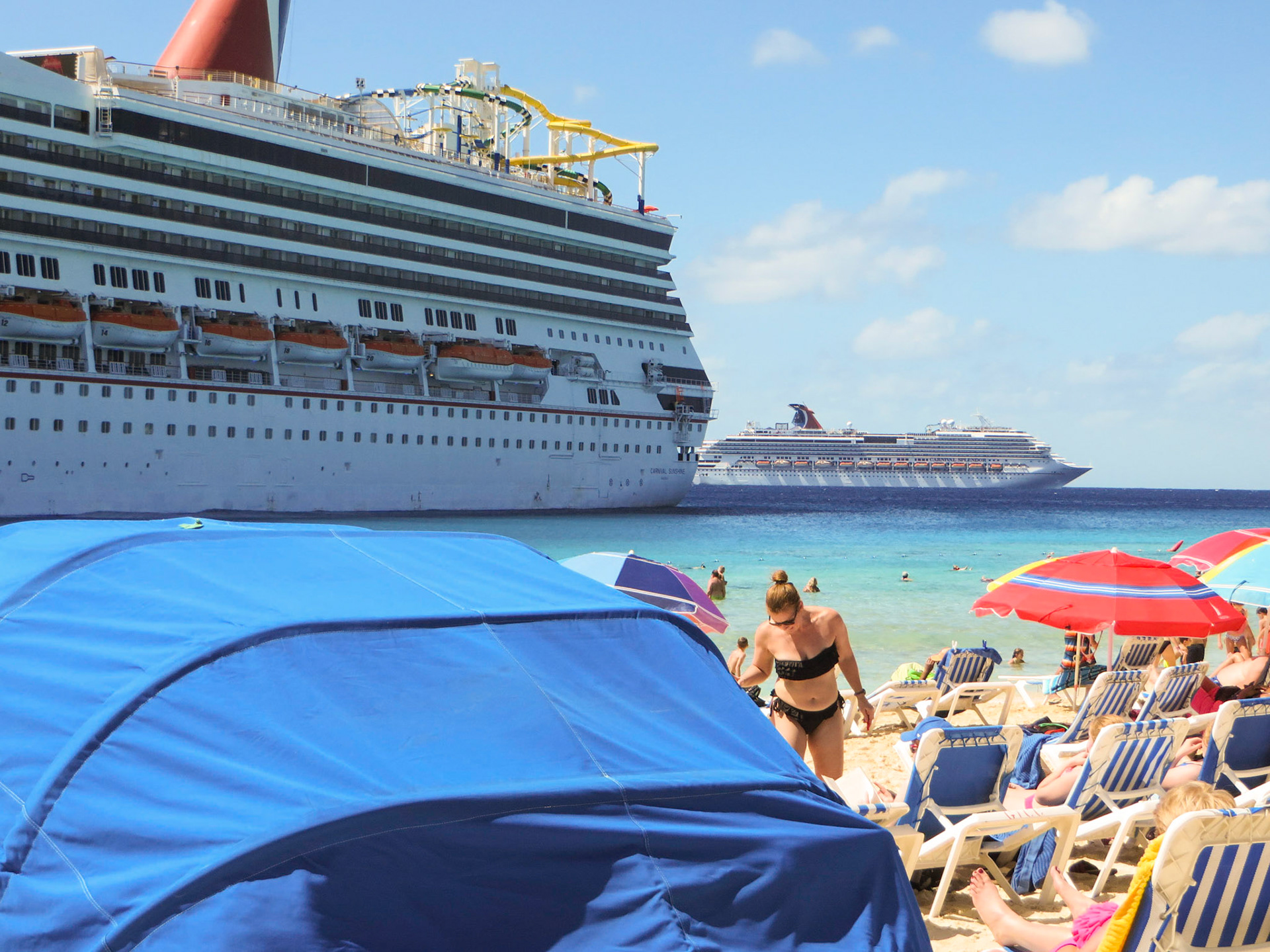 Carnival Splendor makes another turnaround to dock in Grand Turk