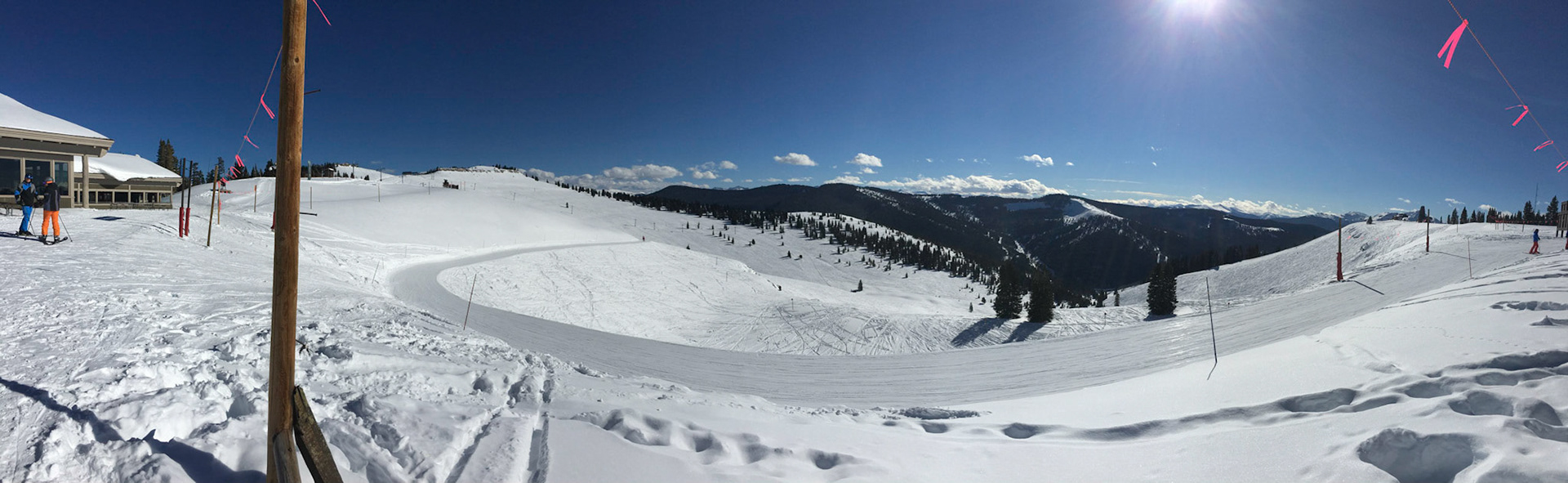 Panoramic of China Bowl from Two Elk Lodge
