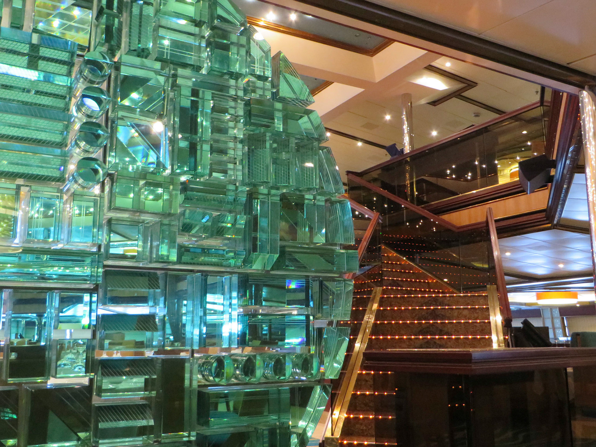 Two level dining room