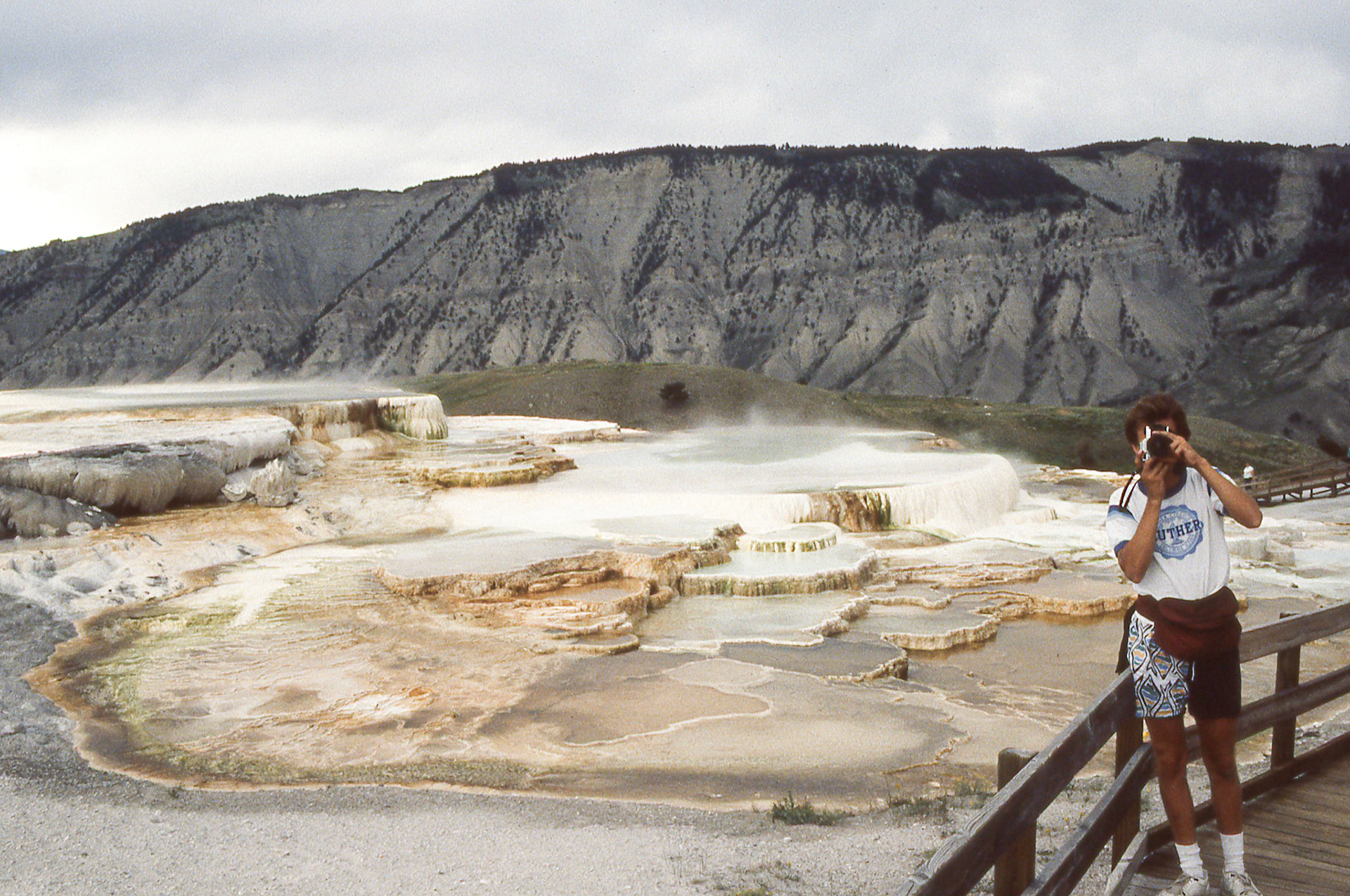 Mammoth Hot Springs at Yellowstone Park