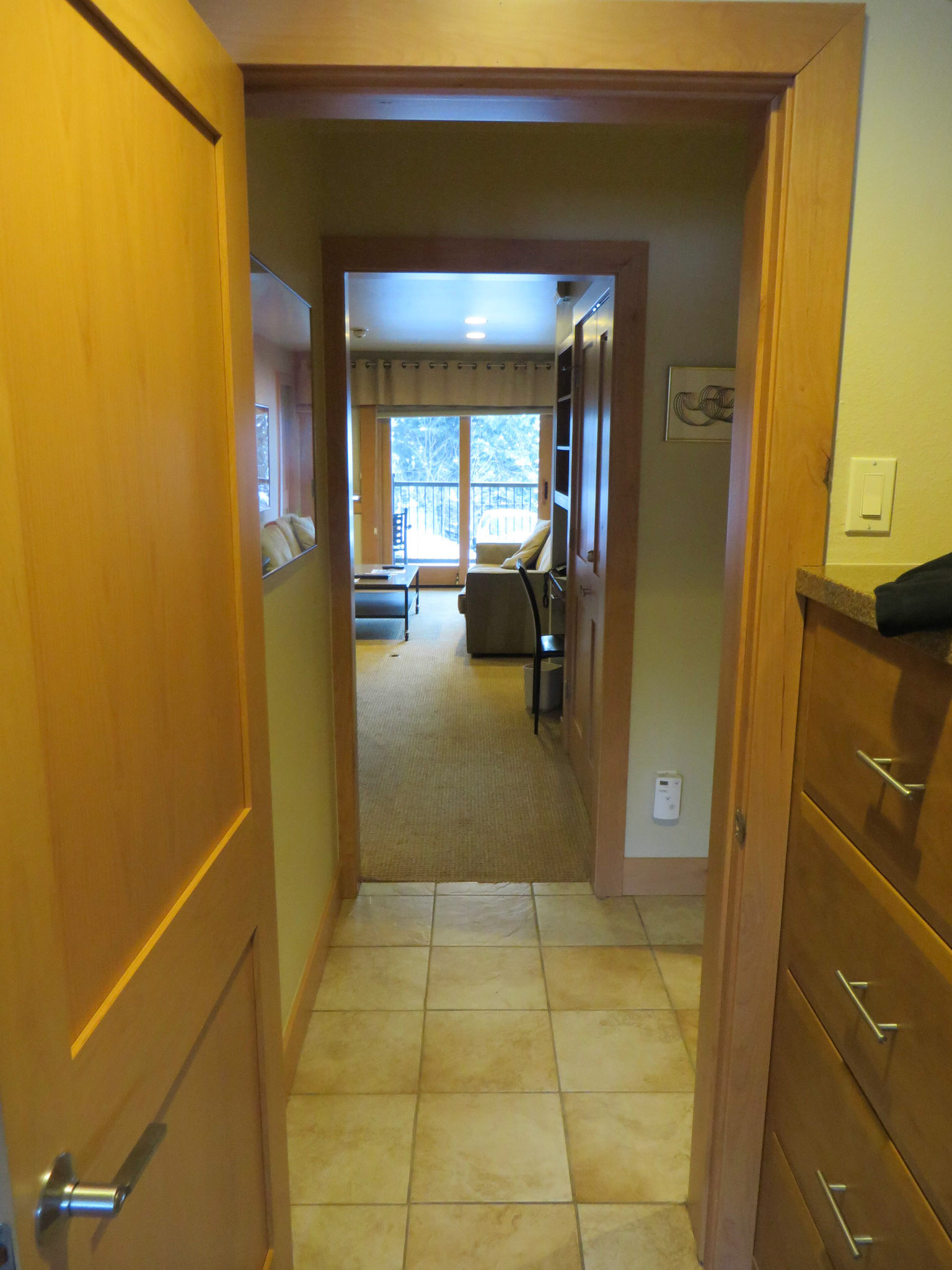 Inside ski condo at Manor Vail