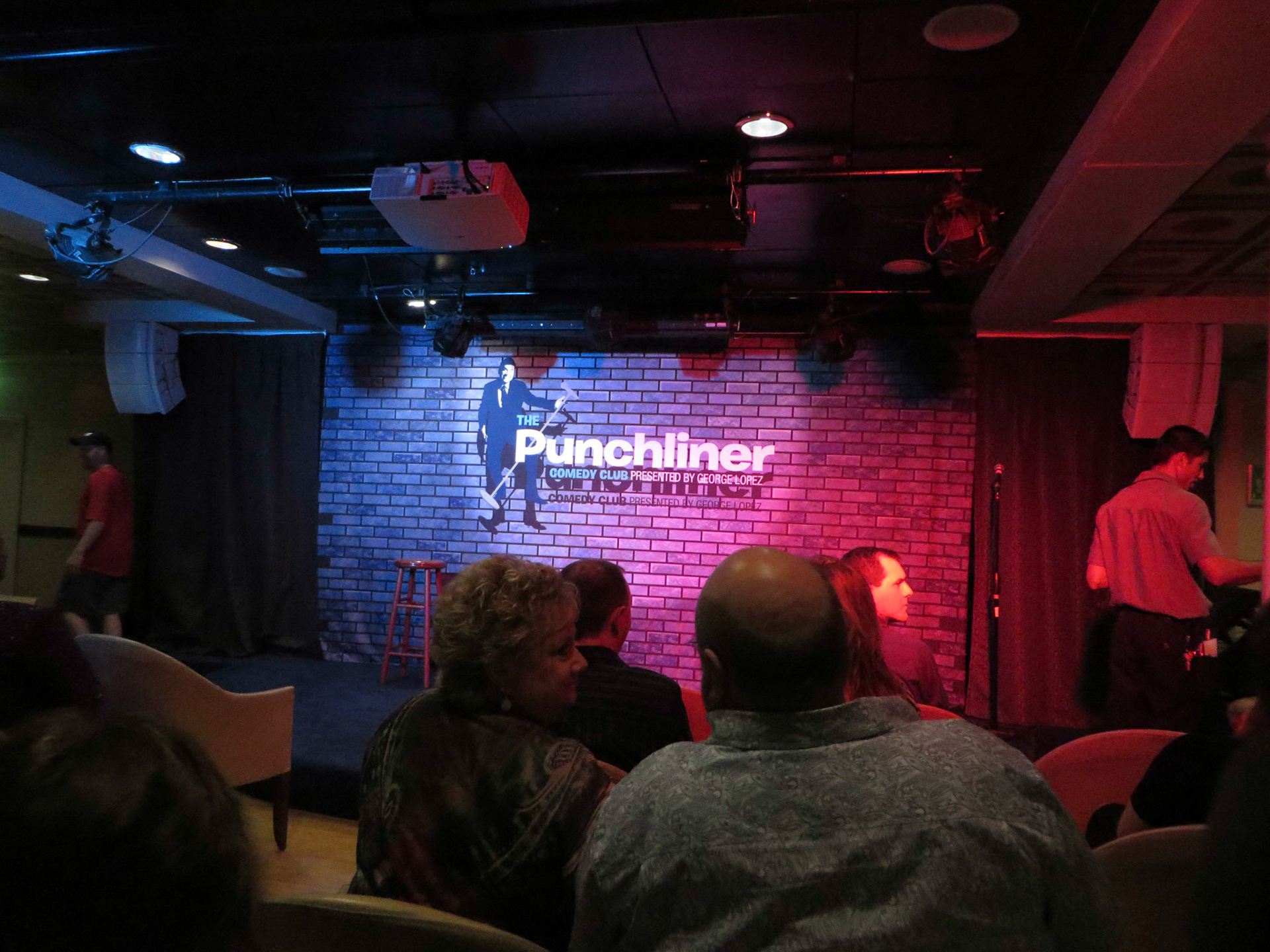 Punchliner's was host to three comedians: Diane Fort, Jim McCue, and Billy D. Washington.